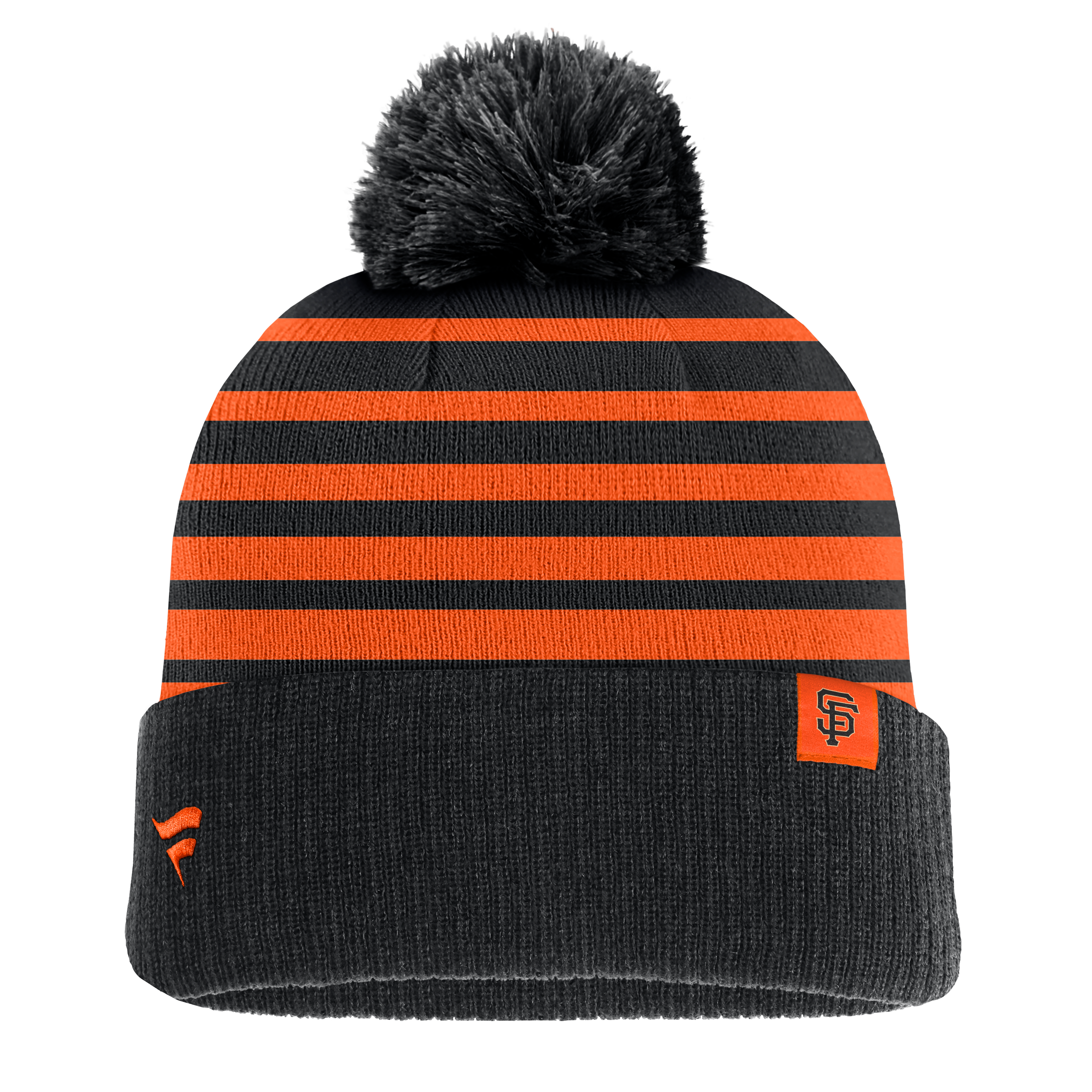 Men's Fanatics Black San Francisco Giants Gradual Knit Hat with Pom