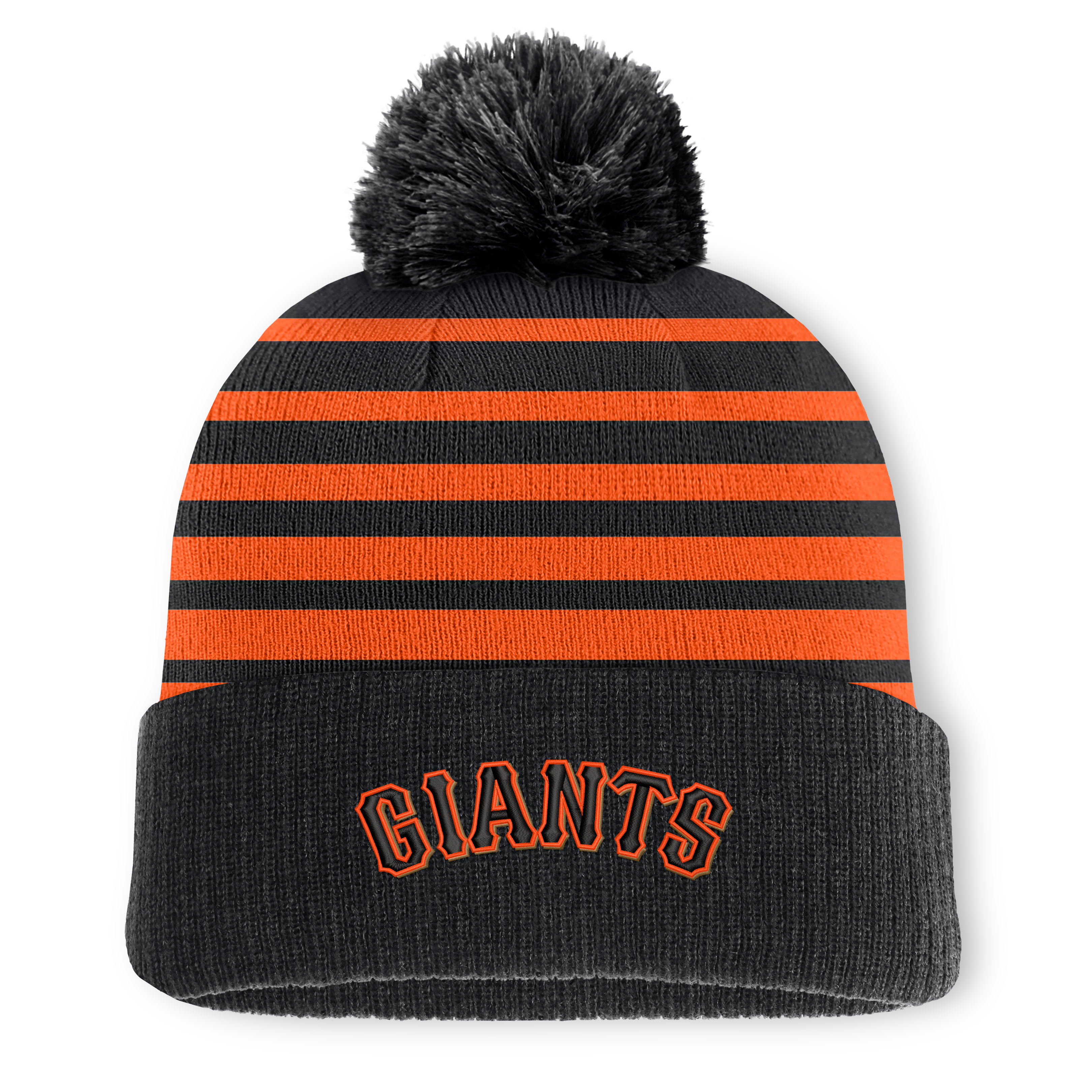 Men's Fanatics Black San Francisco Giants Gradual Knit Hat with Pom