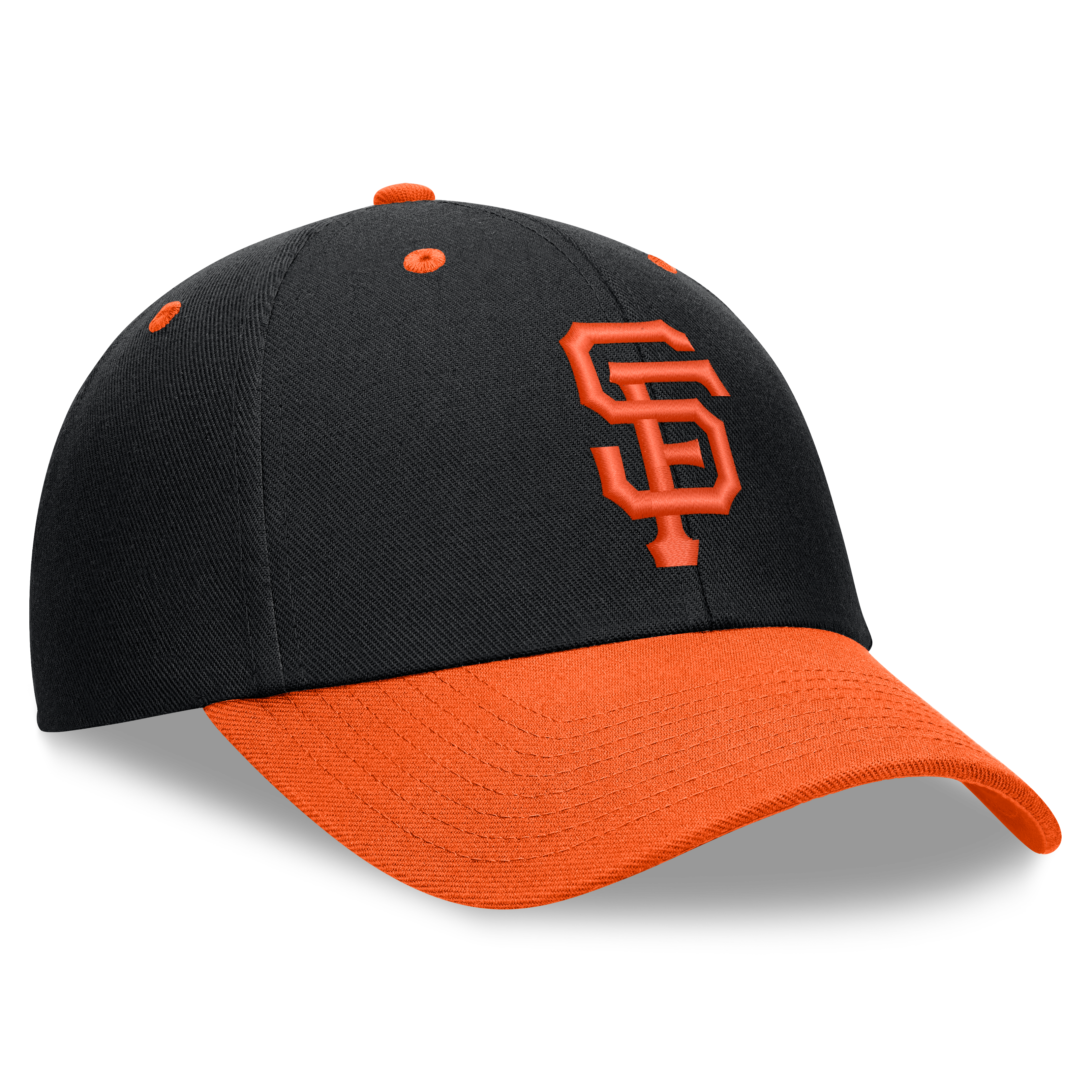 Casquette ajustable noire San Francisco Giants Leadoff pour homme de Fanatics