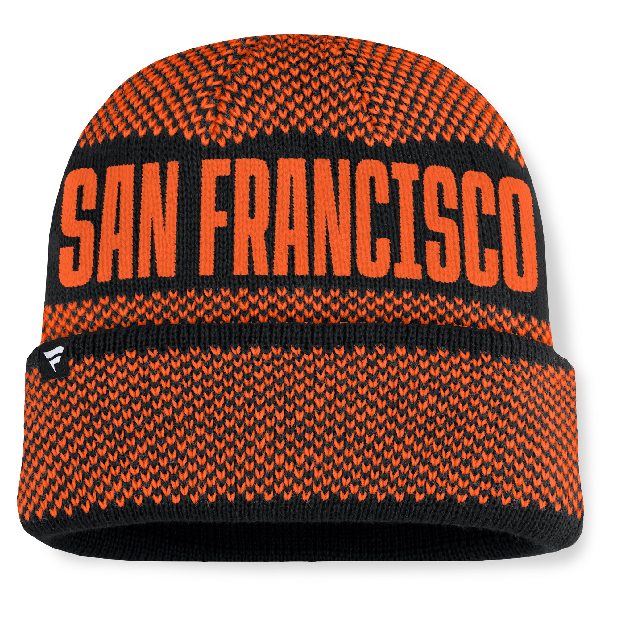 San Francisco Giants Fanatics Rotation Cuffed Knit Hat - Black