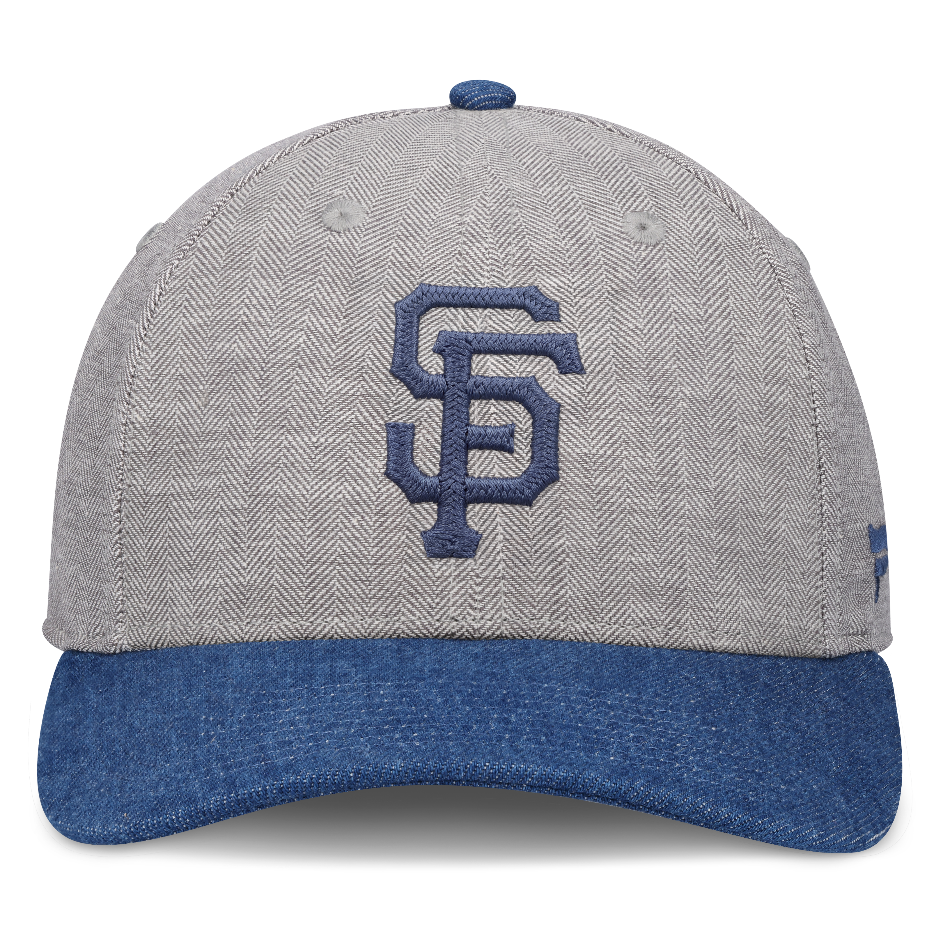 Casquette ajustable Fanatics grise/denim San Francisco Giants Level Up Conduct pour homme