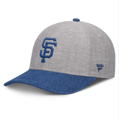 San Francisco Giants Fanatics Level Up Conduct Adjustable Hat - Gray/Denim