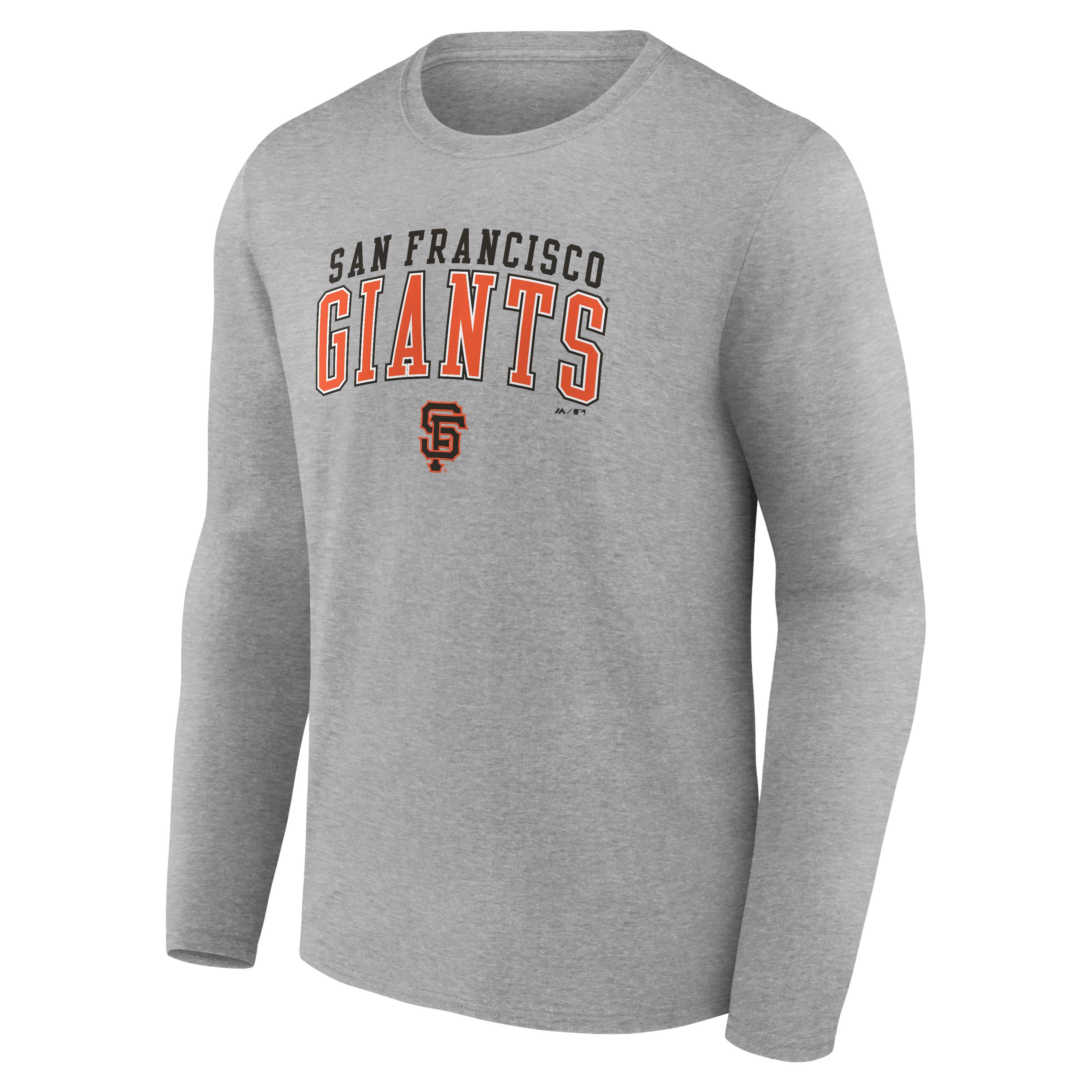 Men's Fanatics Heather Gray San Francisco Giants Iconic Long Sleeve T-Shirt