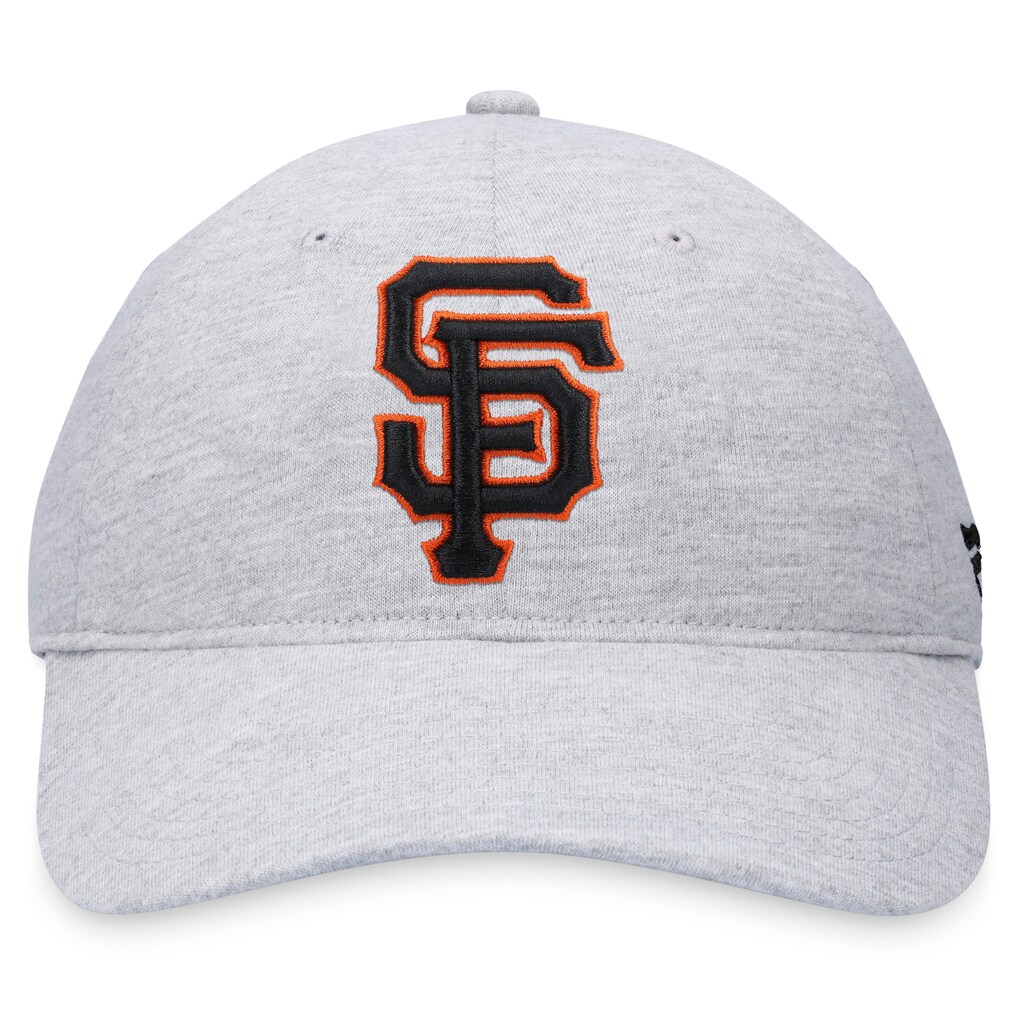 San Francisco Giants Fanatics Logo Adjustable Hat - Heather Gray