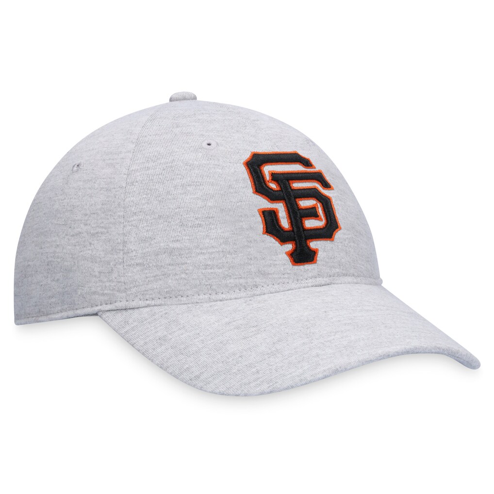 San Francisco Giants Fanatics Logo Adjustable Hat - Heather Gray