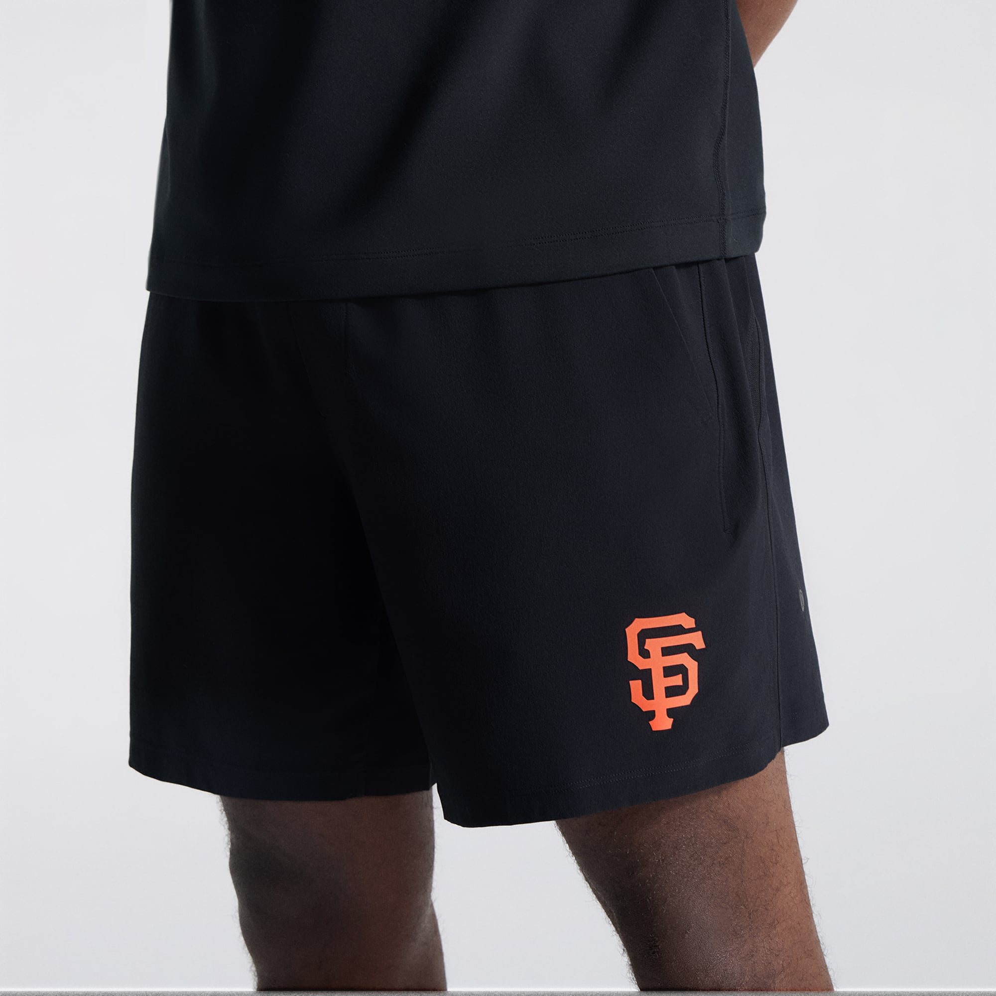 Short sans doublure Pace Breaker des Giants de San Francisco, noir, pour homme, lululemon