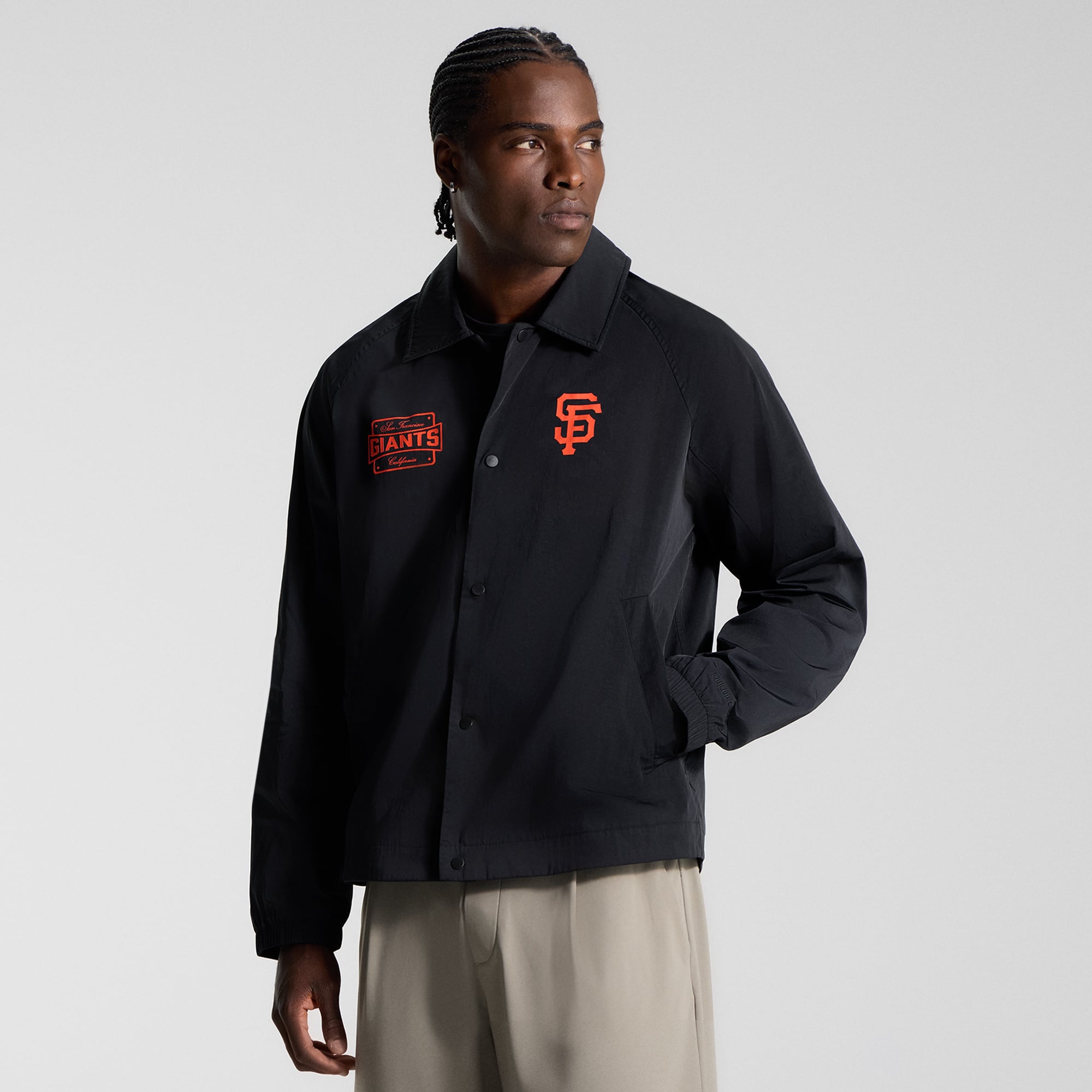 Veste raglan noire pour homme lululemon des Giants de San Francisco
