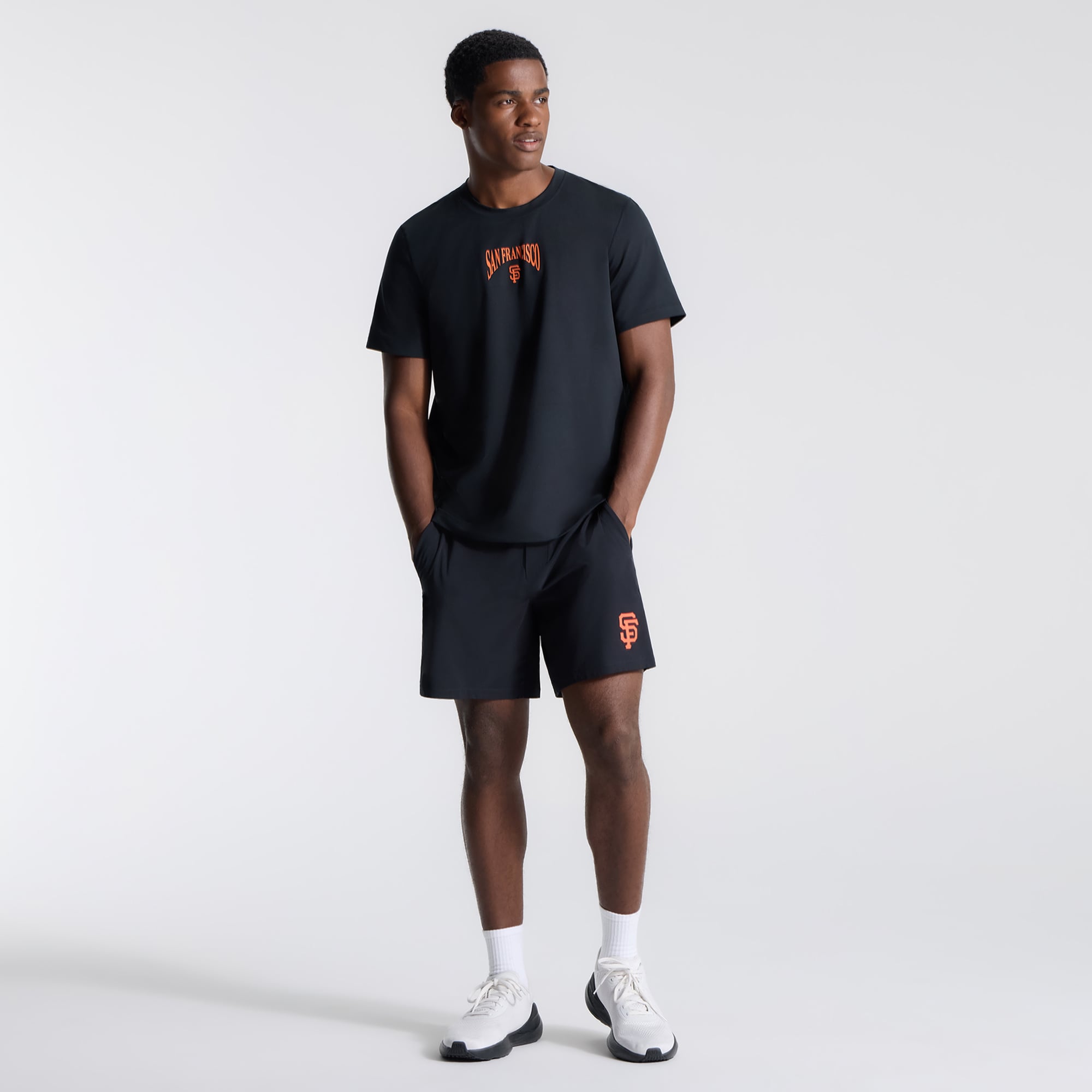 T-shirt en jersey doux noir San Francisco Giants de lululemon pour homme