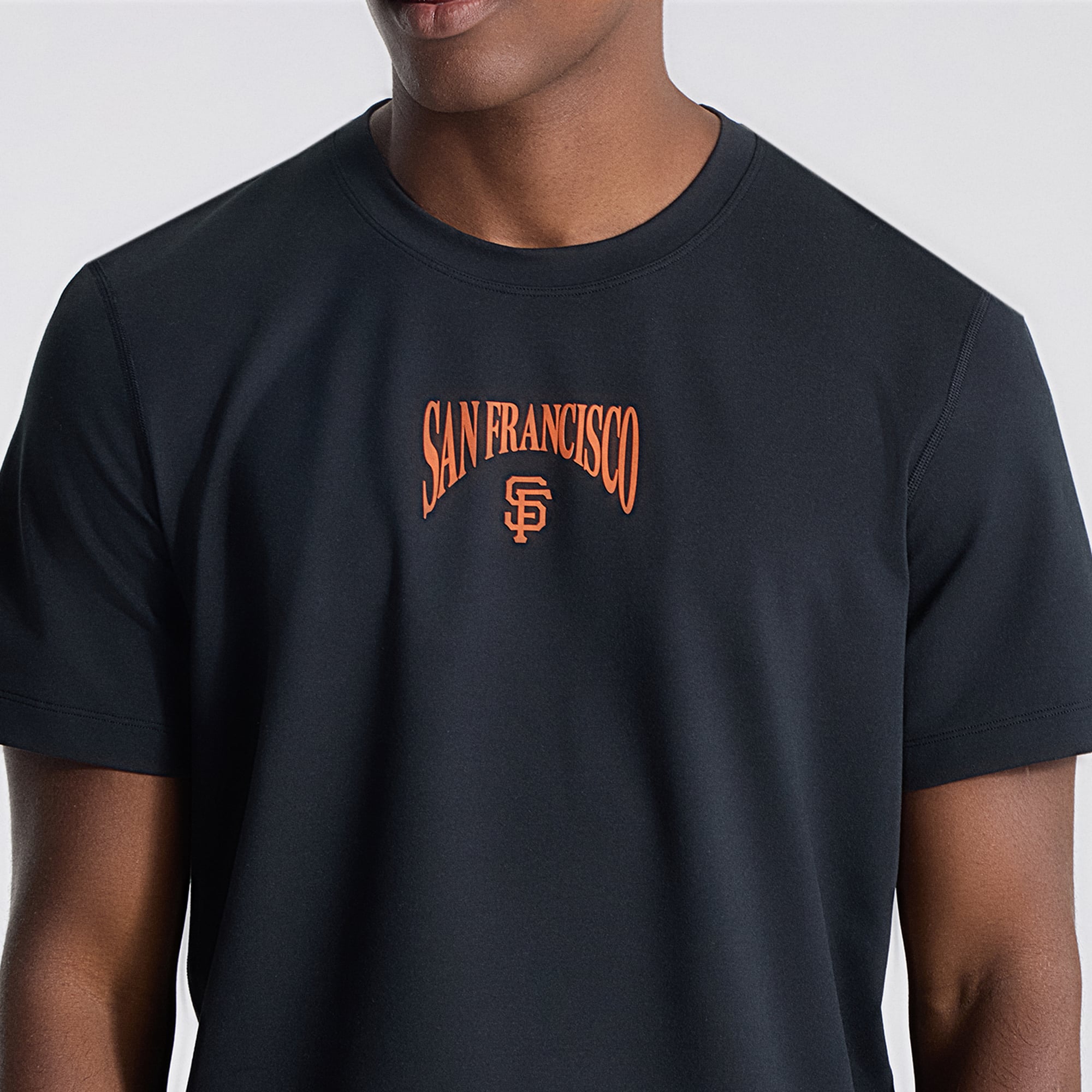 T-shirt en jersey doux noir San Francisco Giants de lululemon pour homme
