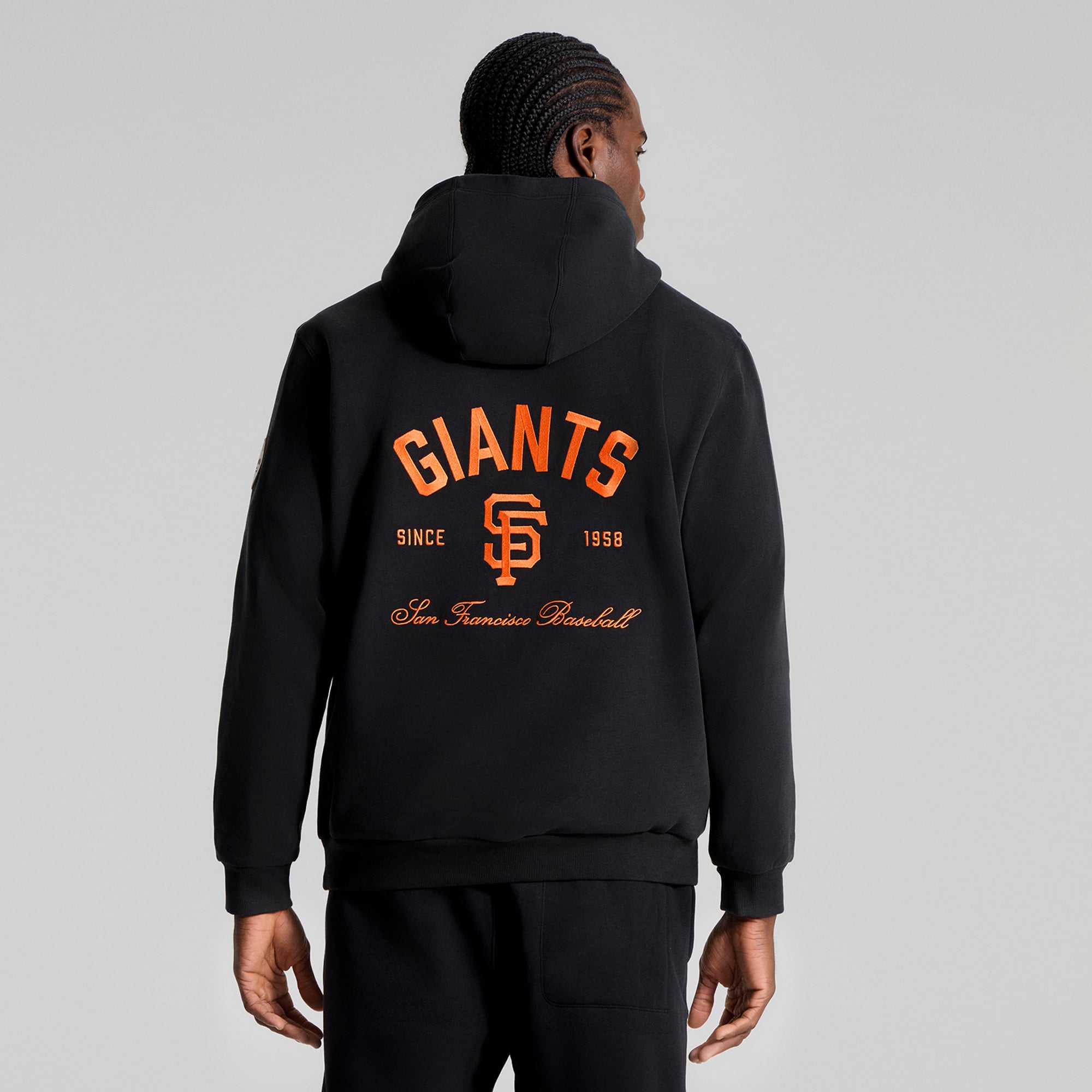 Sweat à capuche Steady State noir des Giants de San Francisco lululemon pour homme