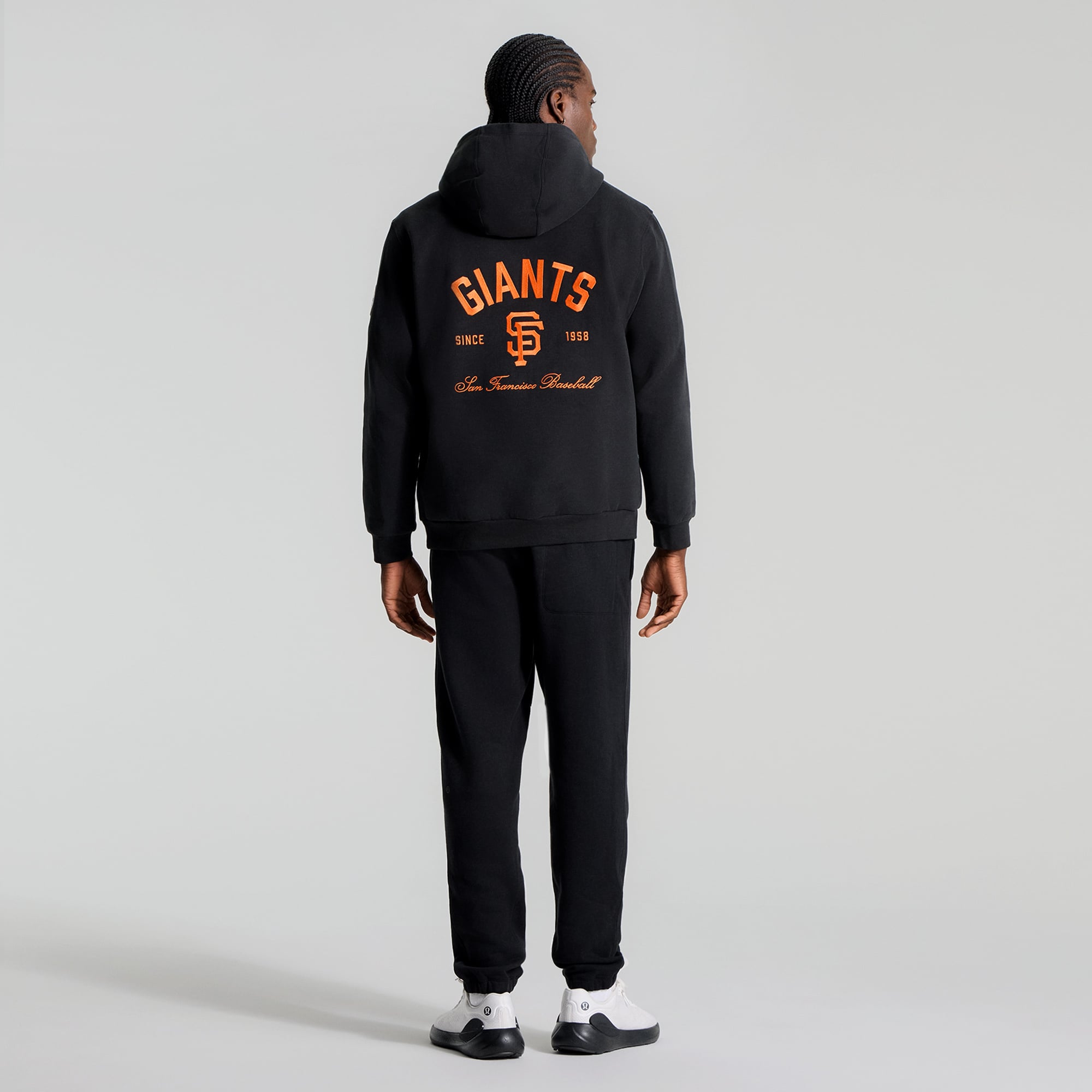 Sweat à capuche Steady State noir des Giants de San Francisco lululemon pour homme