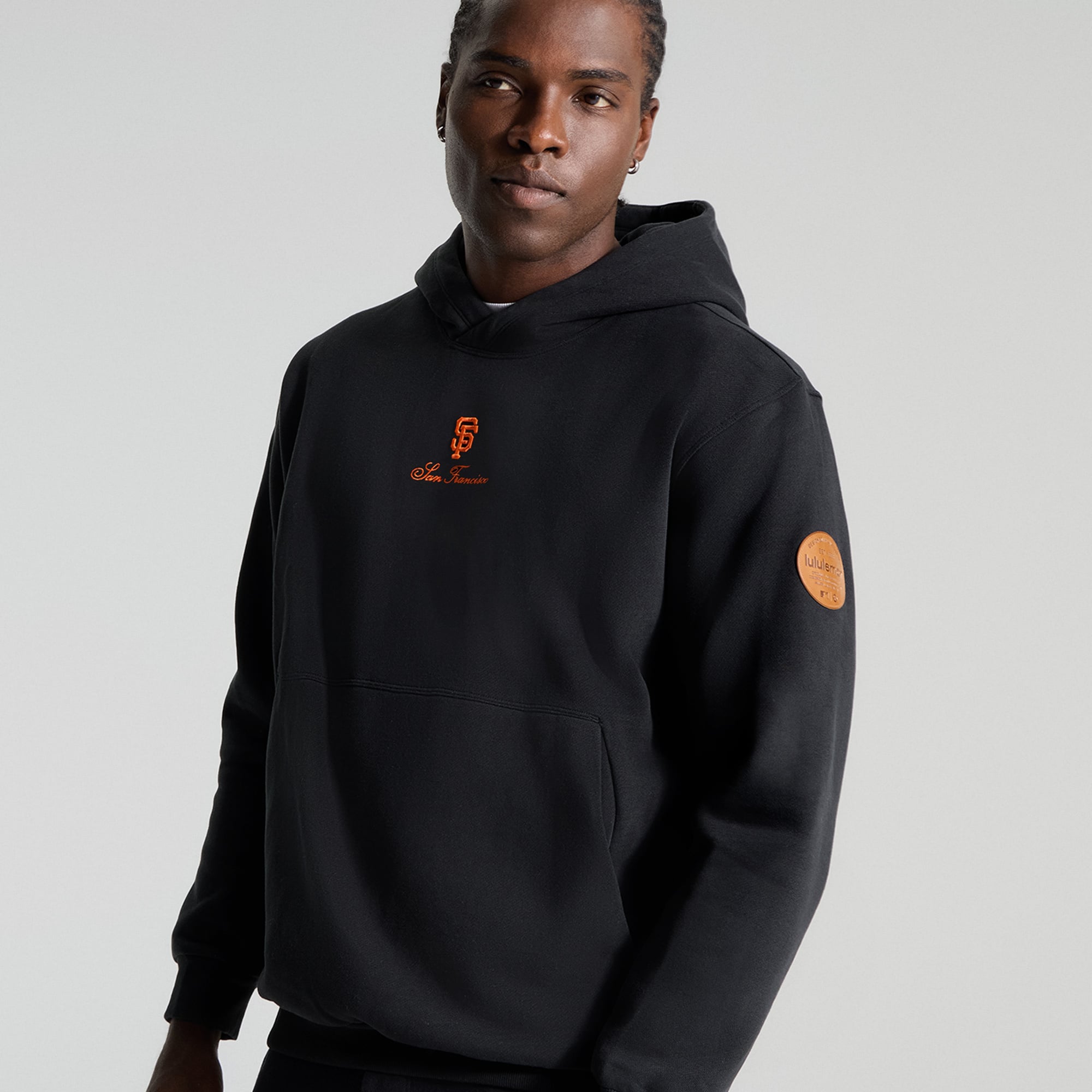 Sweat à capuche Steady State noir des Giants de San Francisco lululemon pour homme