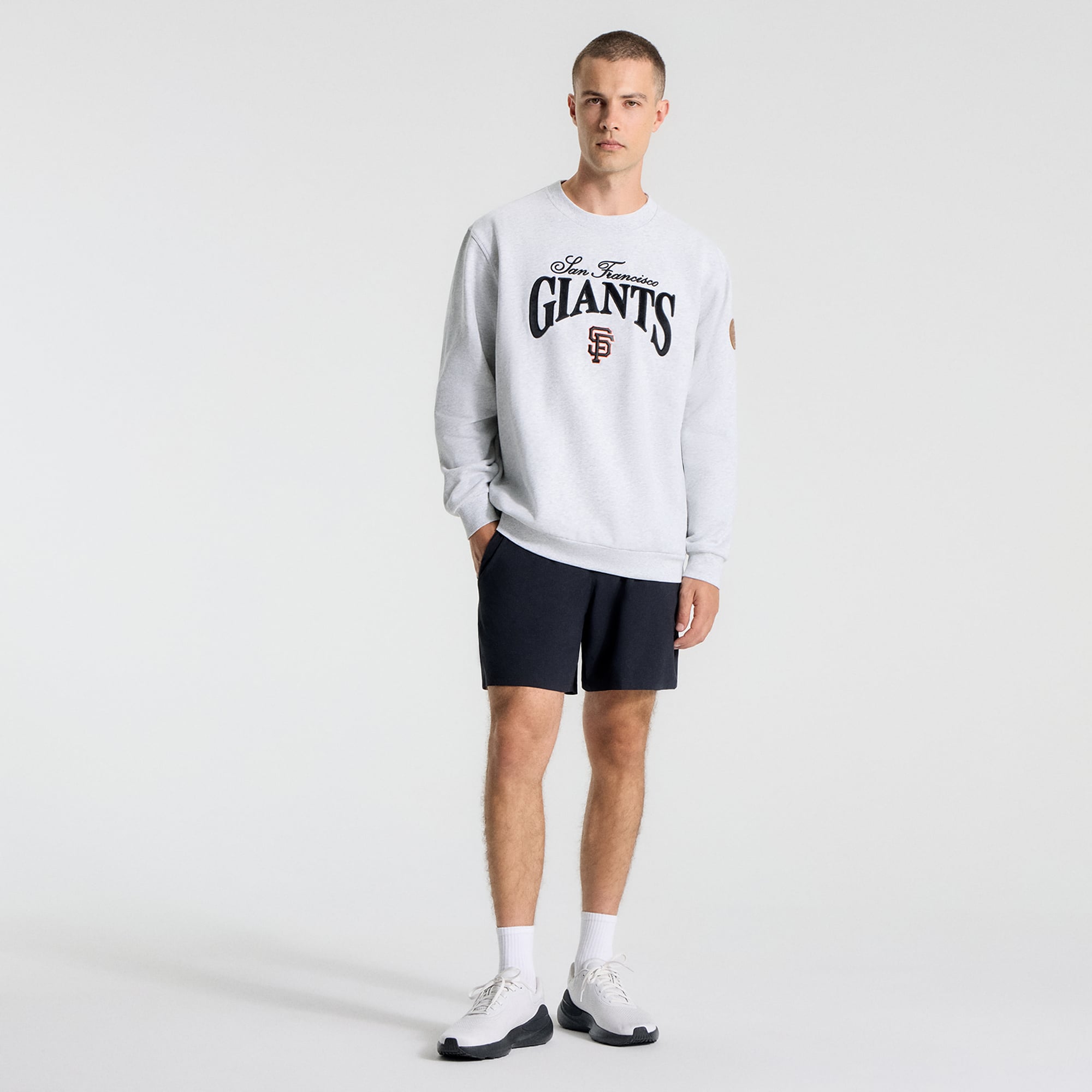 Sweat-shirt Steady State des Giants de San Francisco, gris chiné, pour homme lululemon