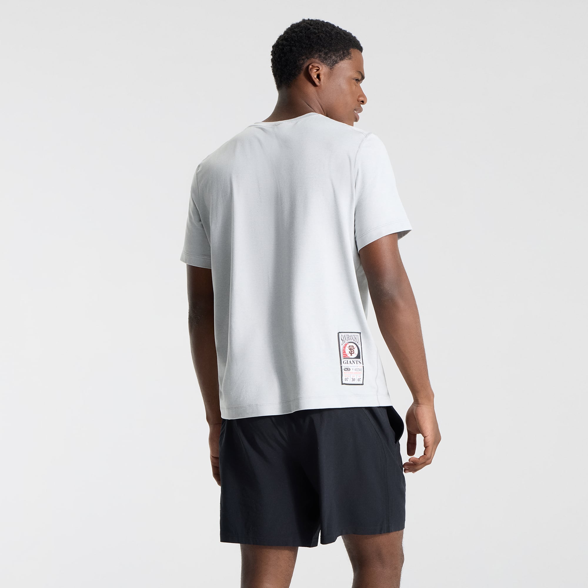 T-shirt en jersey doux pour homme lululemon Heathered Silver Drop San Francisco Giants