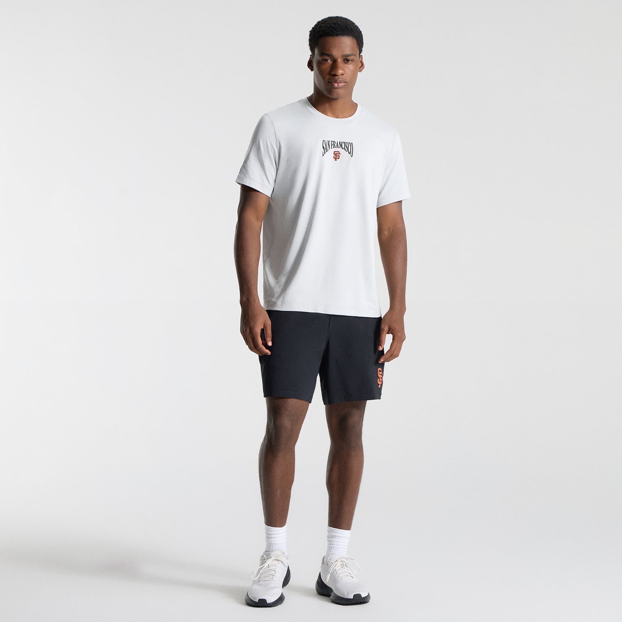 T-shirt en jersey doux pour homme lululemon Heathered Silver Drop San Francisco Giants