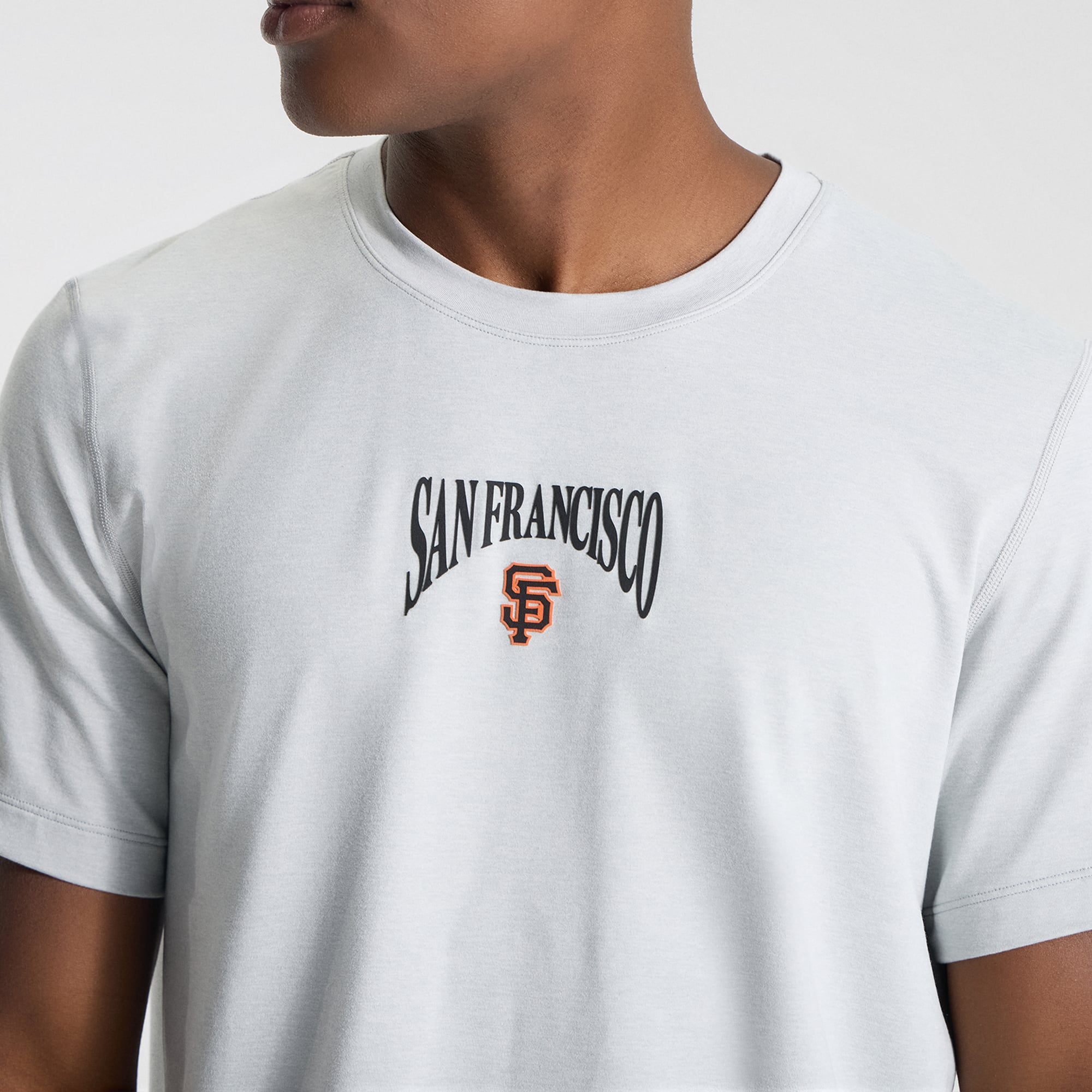 T-shirt en jersey doux pour homme lululemon Heathered Silver Drop San Francisco Giants