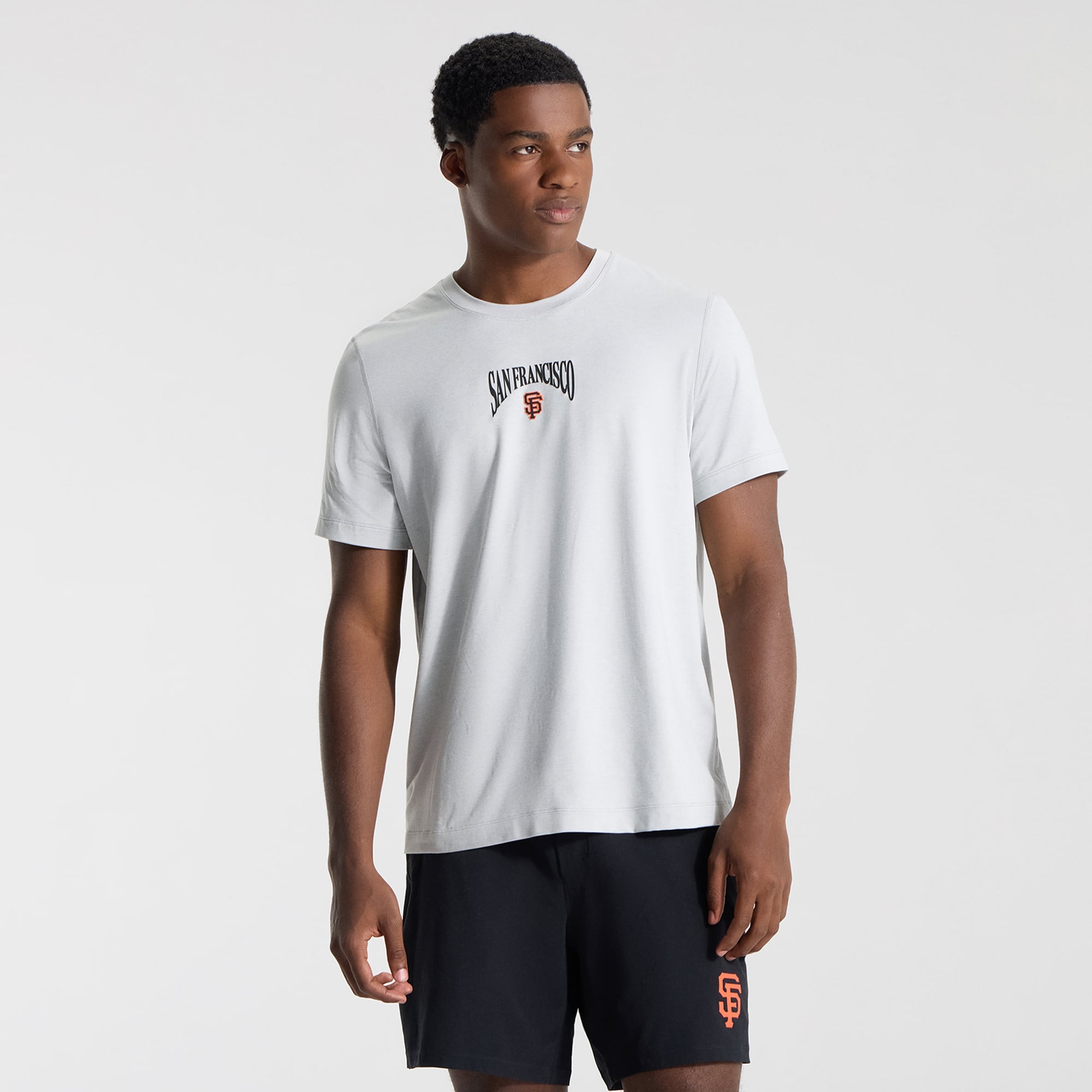 T-shirt en jersey doux pour homme lululemon Heathered Silver Drop San Francisco Giants