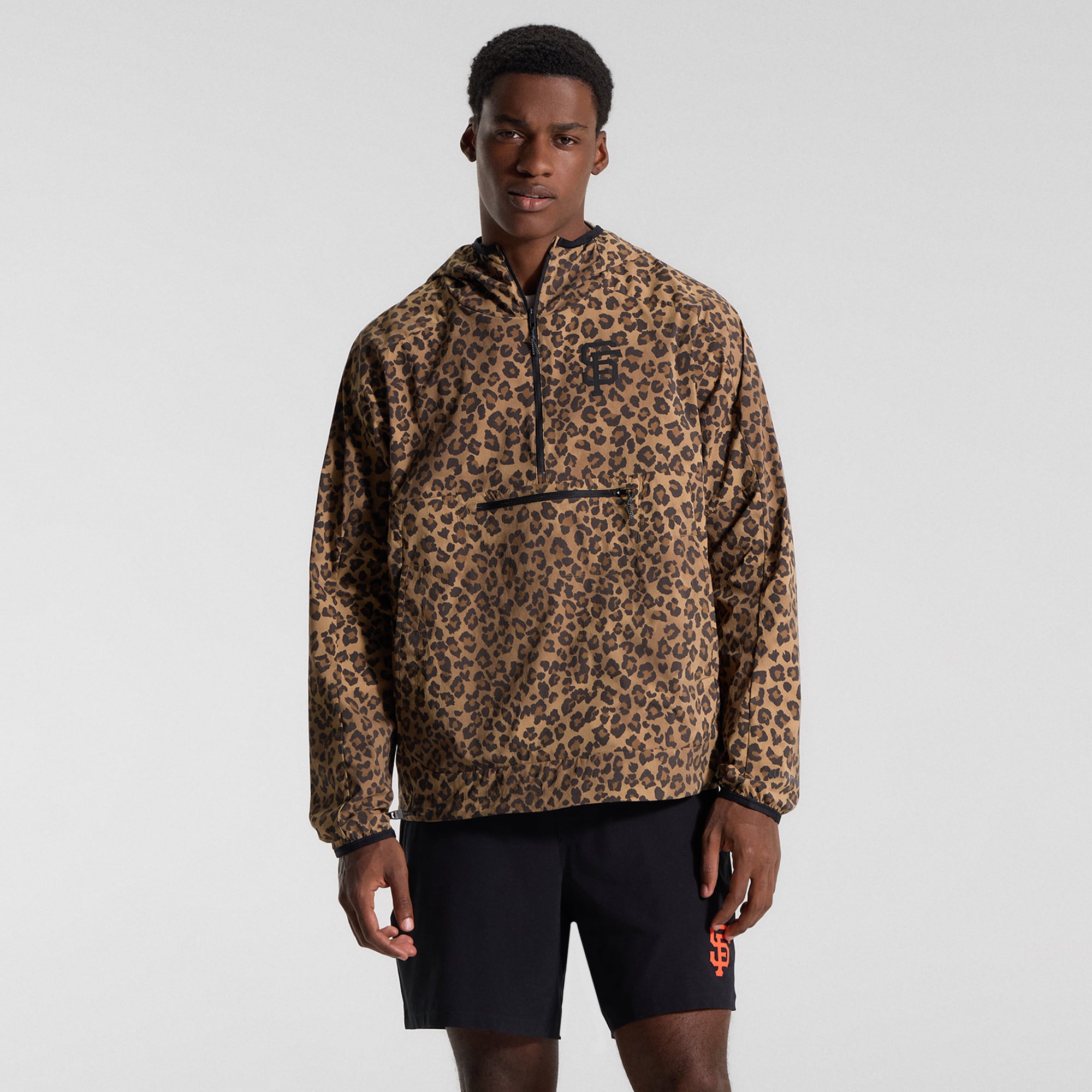 Men's lululemon San Francisco Giants Multi-Pocket Running Anorak *Leopard