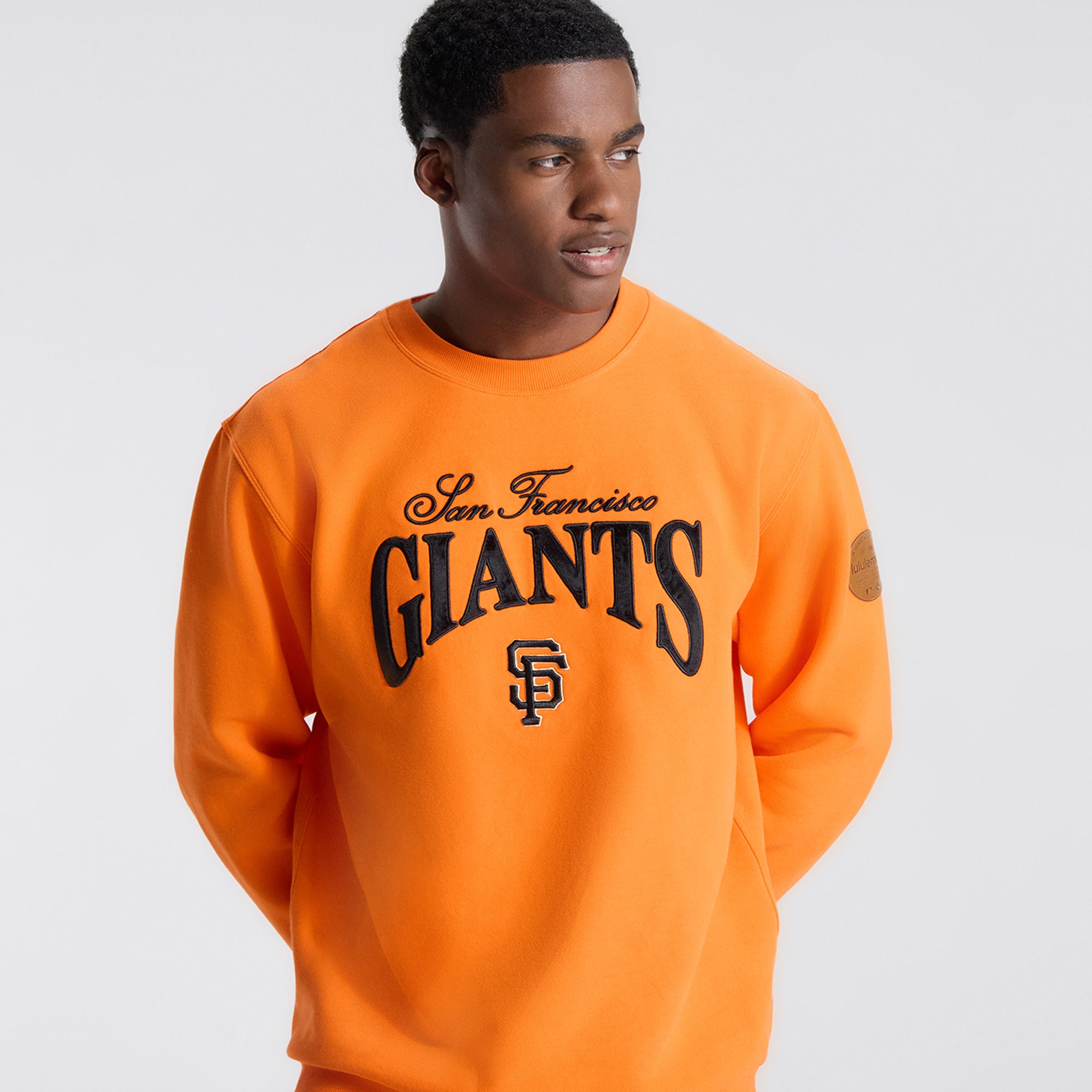 Sweat-shirt Steady State orange total pour homme de lululemon San Francisco Giants