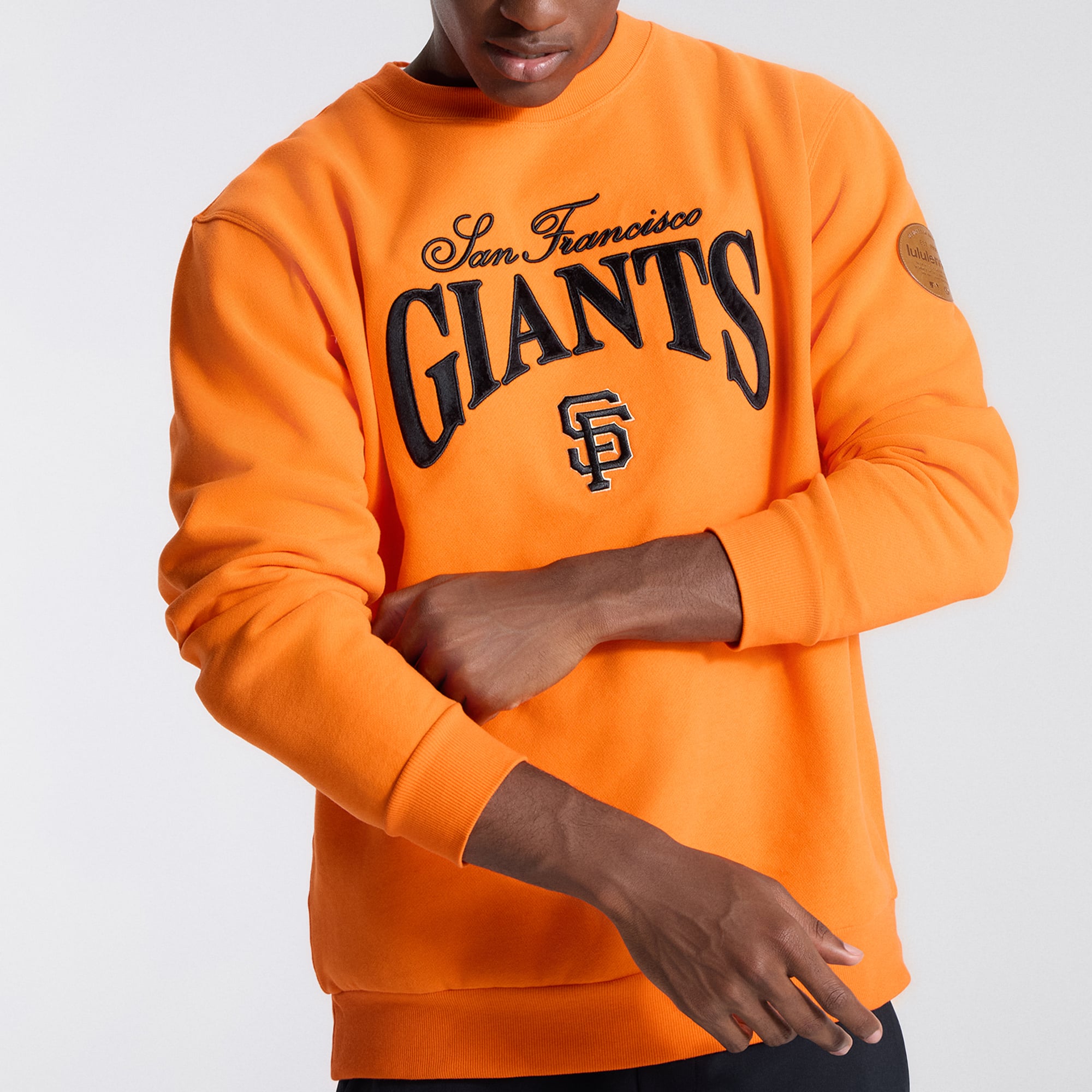 Sweat-shirt Steady State orange total pour homme de lululemon San Francisco Giants