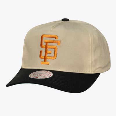  San Francisco Giants Mitchell & Ness Retro Roots Cooperstown Snapback Hat - Cream