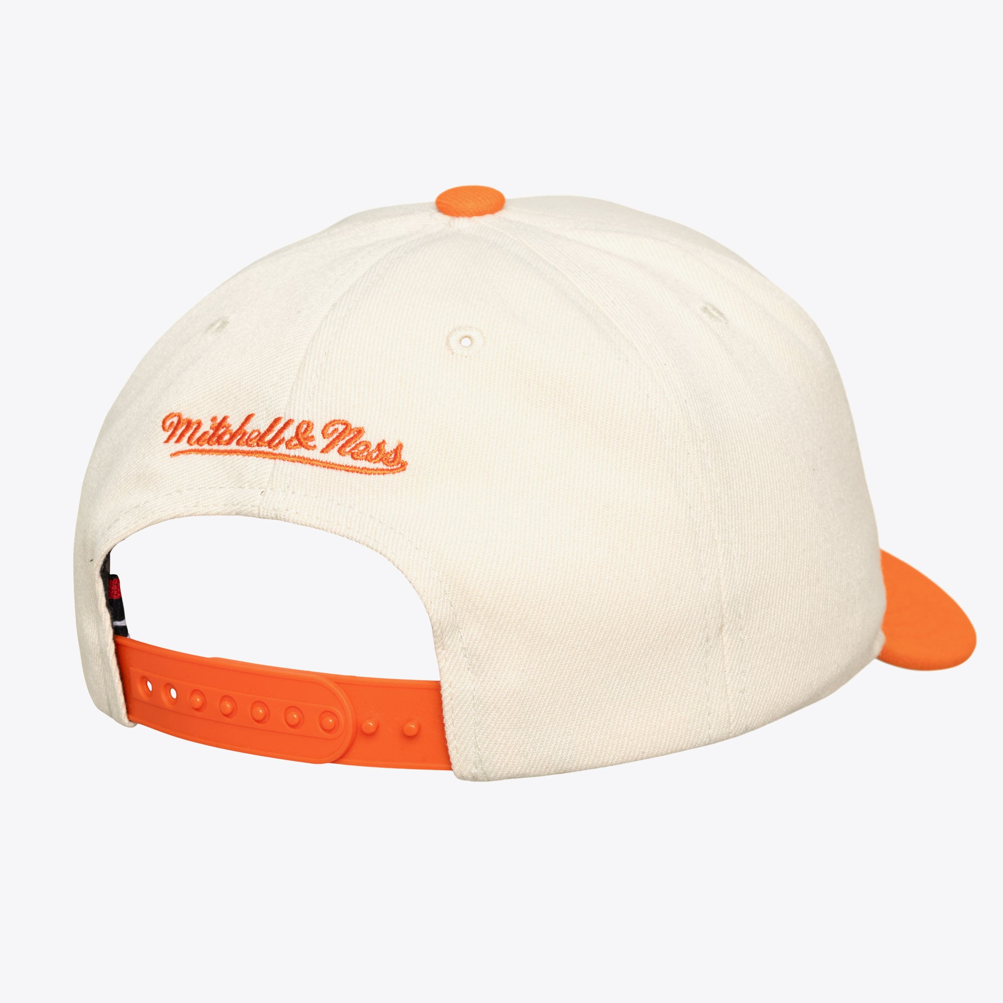 Casquette Mitchell & Ness crème/orange San Francisco Giants pour homme