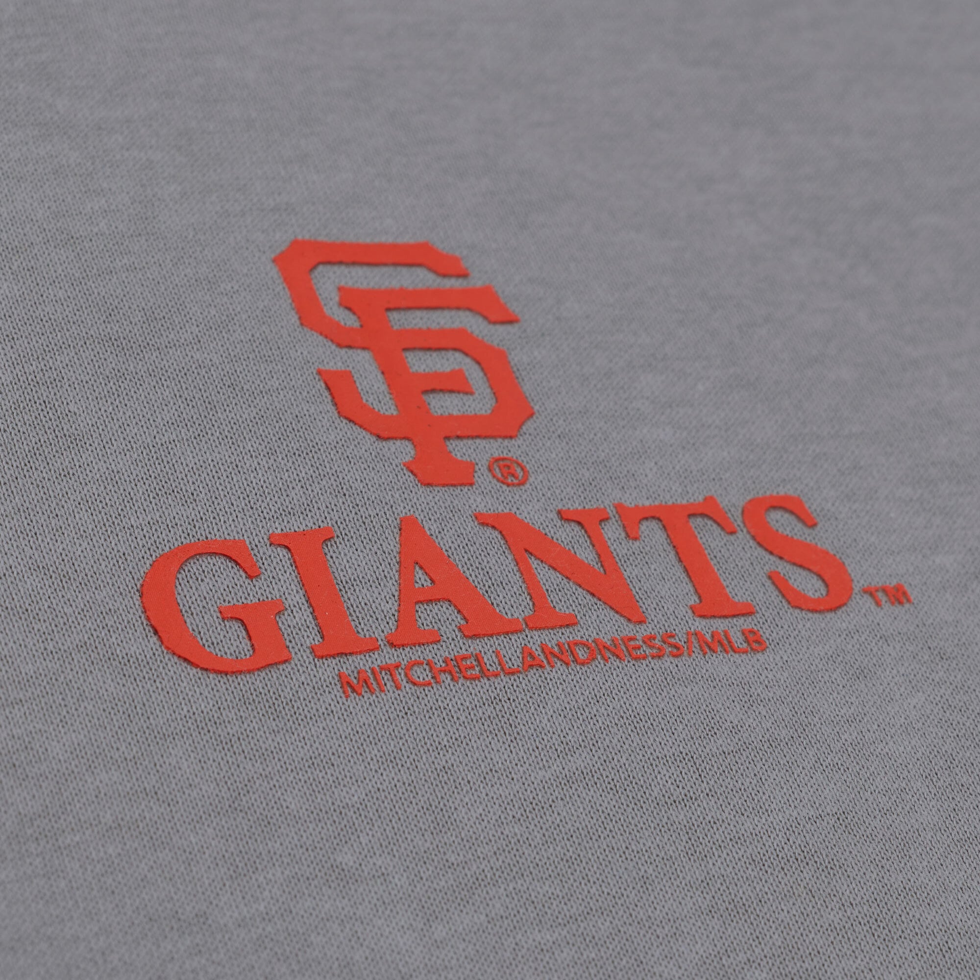 Men's Mitchell & Ness Gray San Francisco Giants Core Essentials Fleece Hoodie