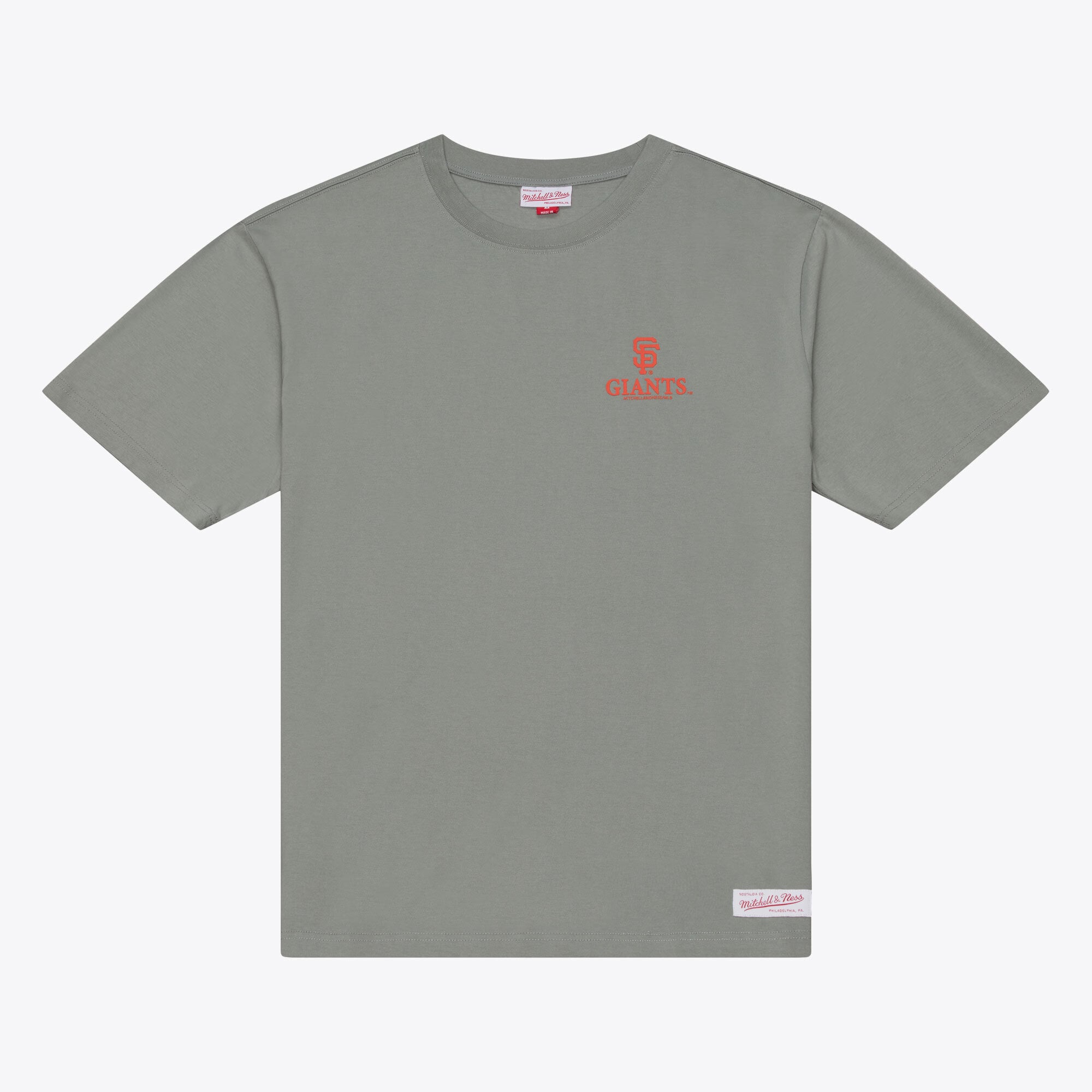 T-shirt Mitchell & Ness gris San Francisco Giants Core Essentials pour homme