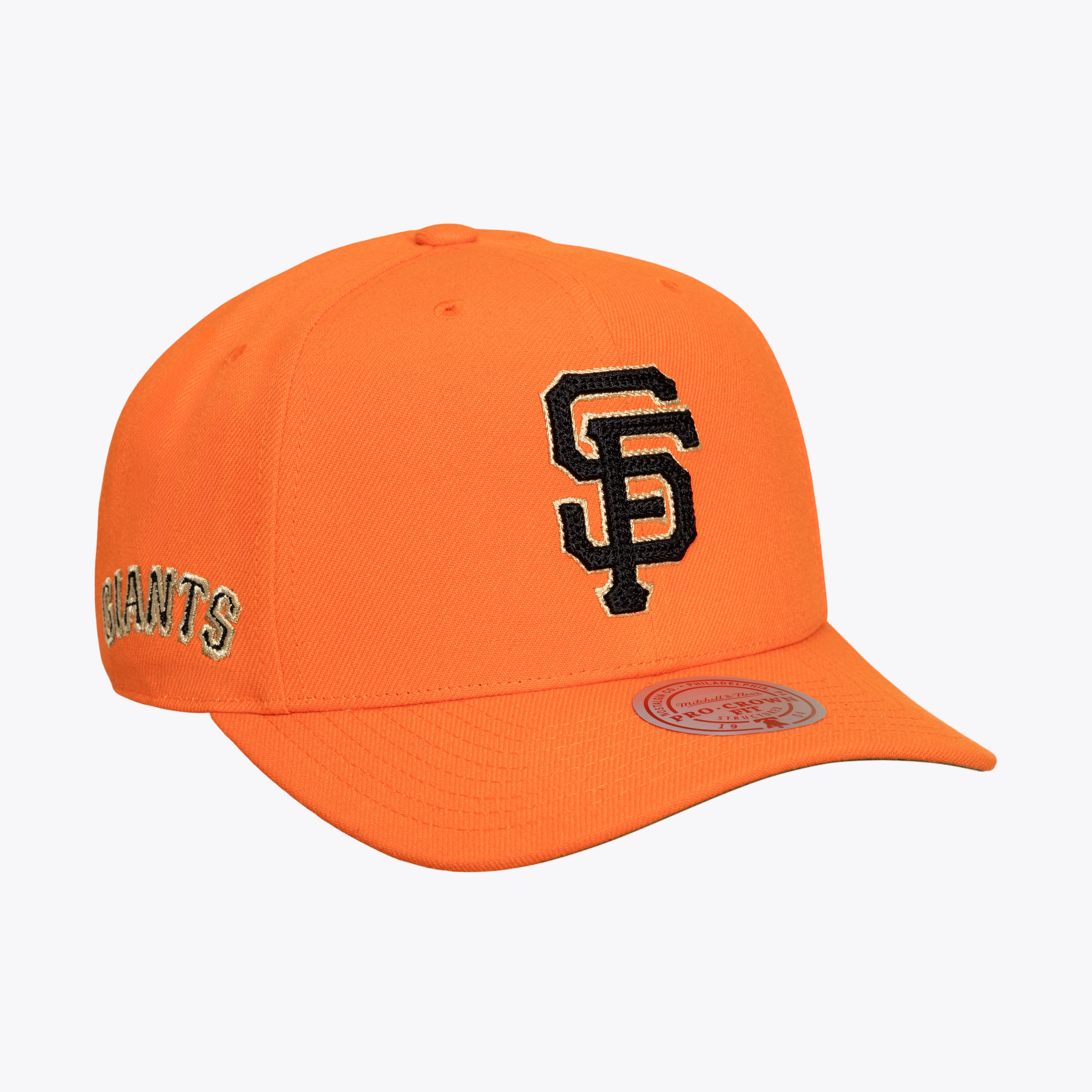 Men's Mitchell & Ness  Orange San Francisco Giants Secondary Pro Snapback Hat