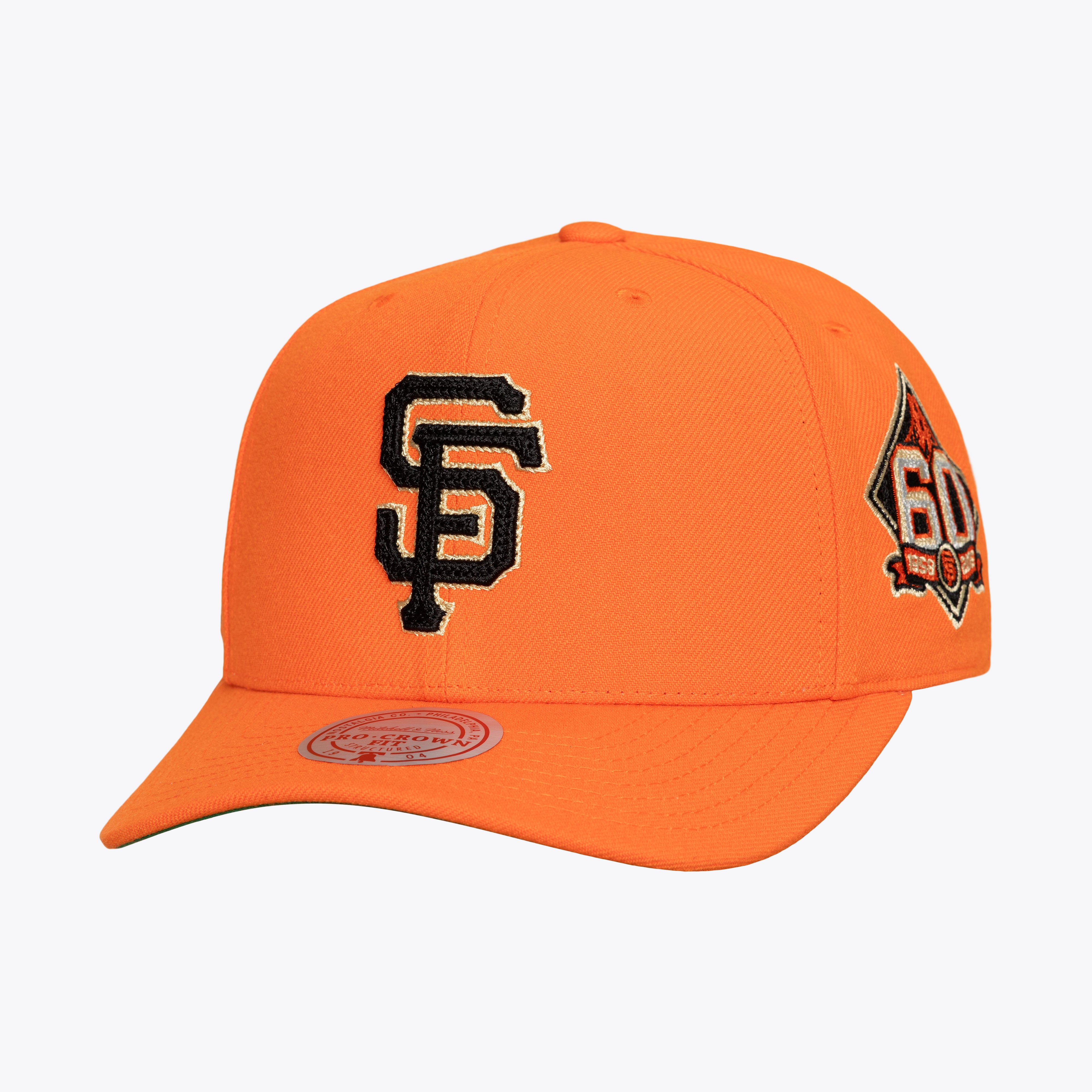 Men's Mitchell & Ness Orange San Francisco Giants Secondary Pro Snapback Hat