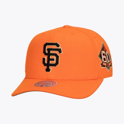  San Francisco Giants Mitchell & Ness Secondary Pro Snapback Hat - Orange