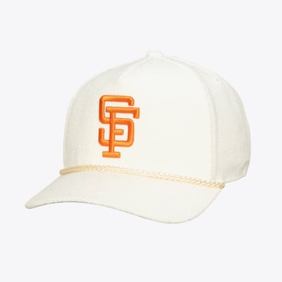  San Francisco Giants Mitchell & Ness Heritage Hues French Terry Snapback Hat - White