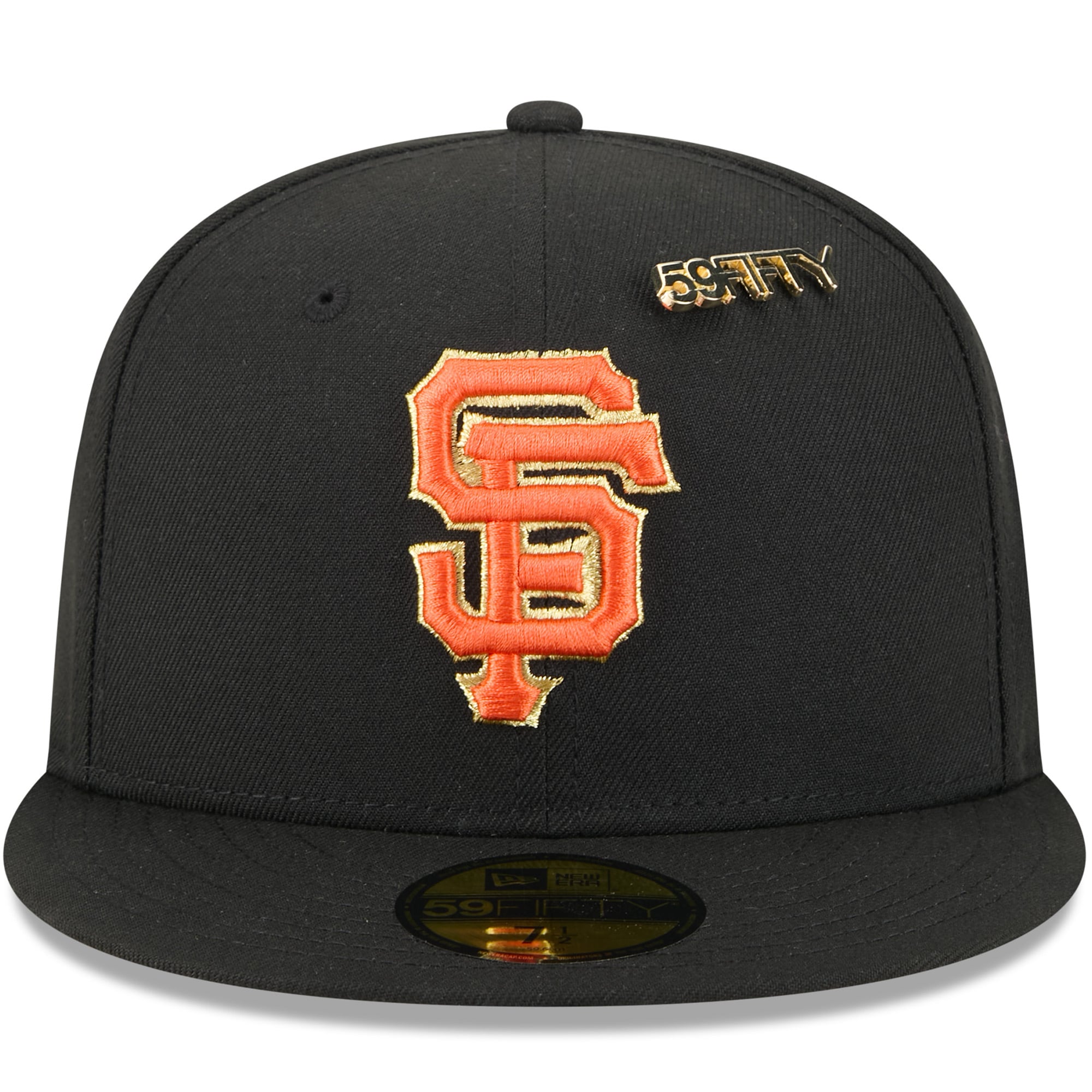 Men's New Era Black San Francisco Giants 2025 59FIFTY Day Fitted Hat with Pins