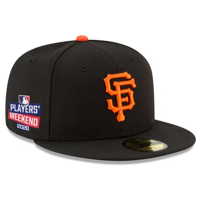 San Francisco Giants New Era 2026 Players' Weekend Authentic Collection 59FIFTY Fitted Hat - Black