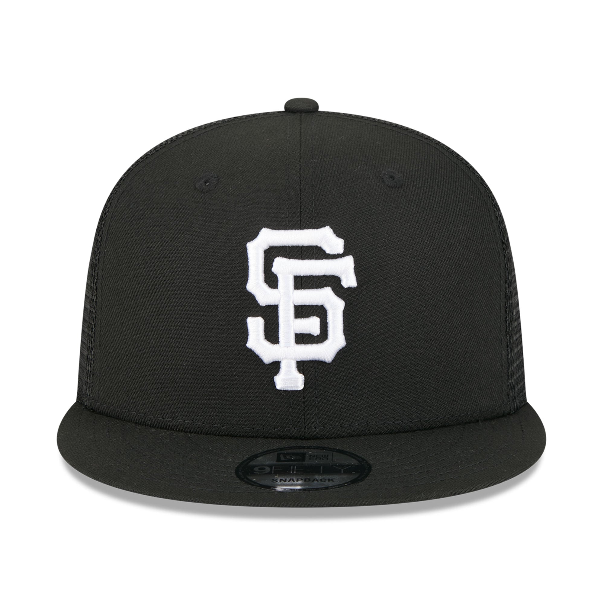 Men's New Era Black San Francisco Giants 9FIFTY Adjustable Trucker Hat