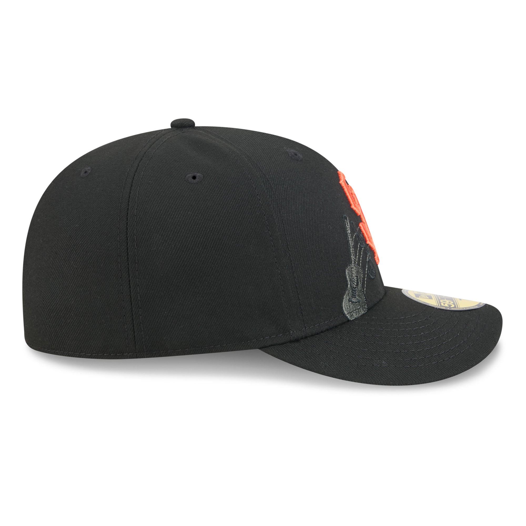 Casquette ajustée New Era noire pour homme, modèle 59FIFTY, pin San Francisco Giants City Icon.