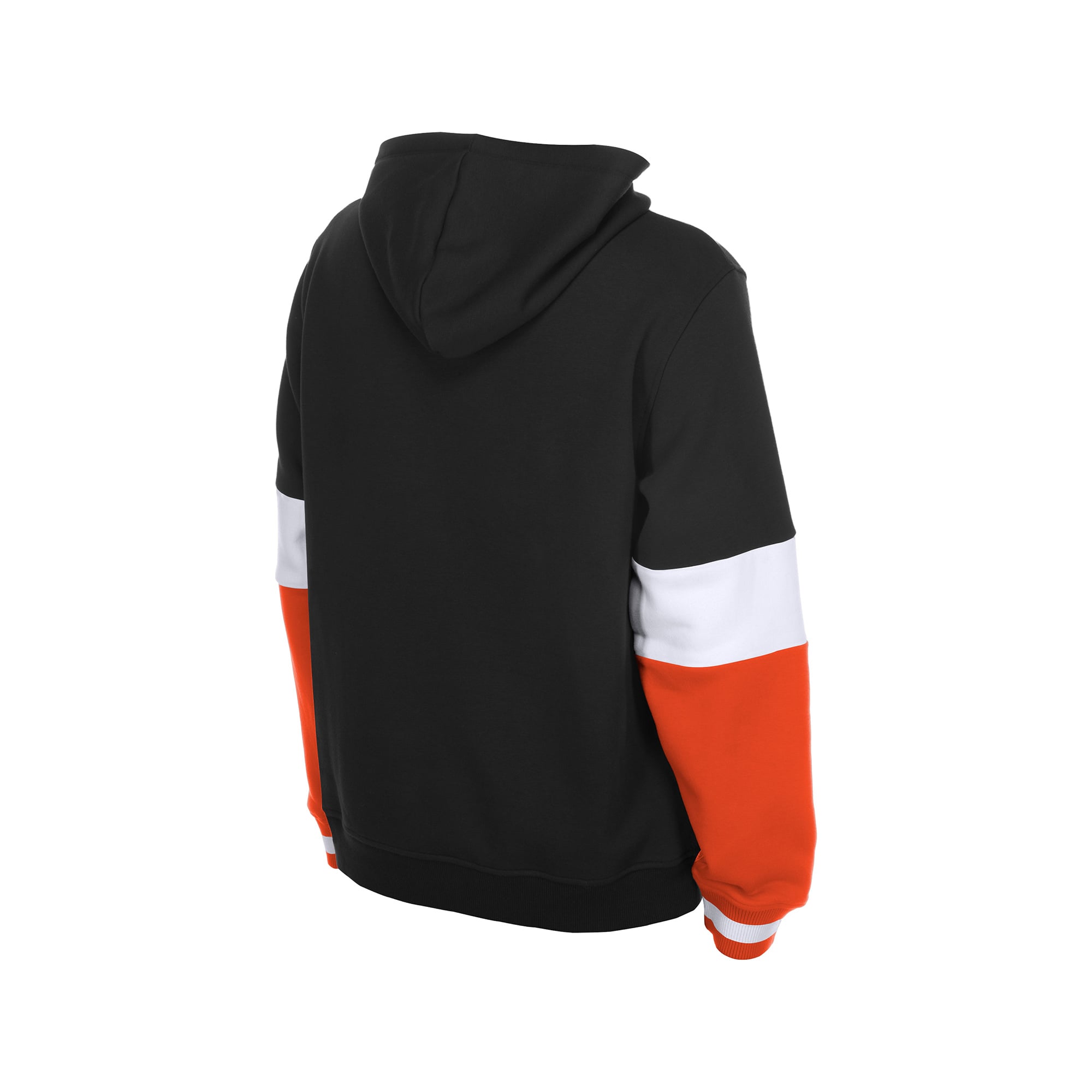 Sweat à capuche New Era noir col en V et blocs de couleurs des Giants San Francisco pour homme
