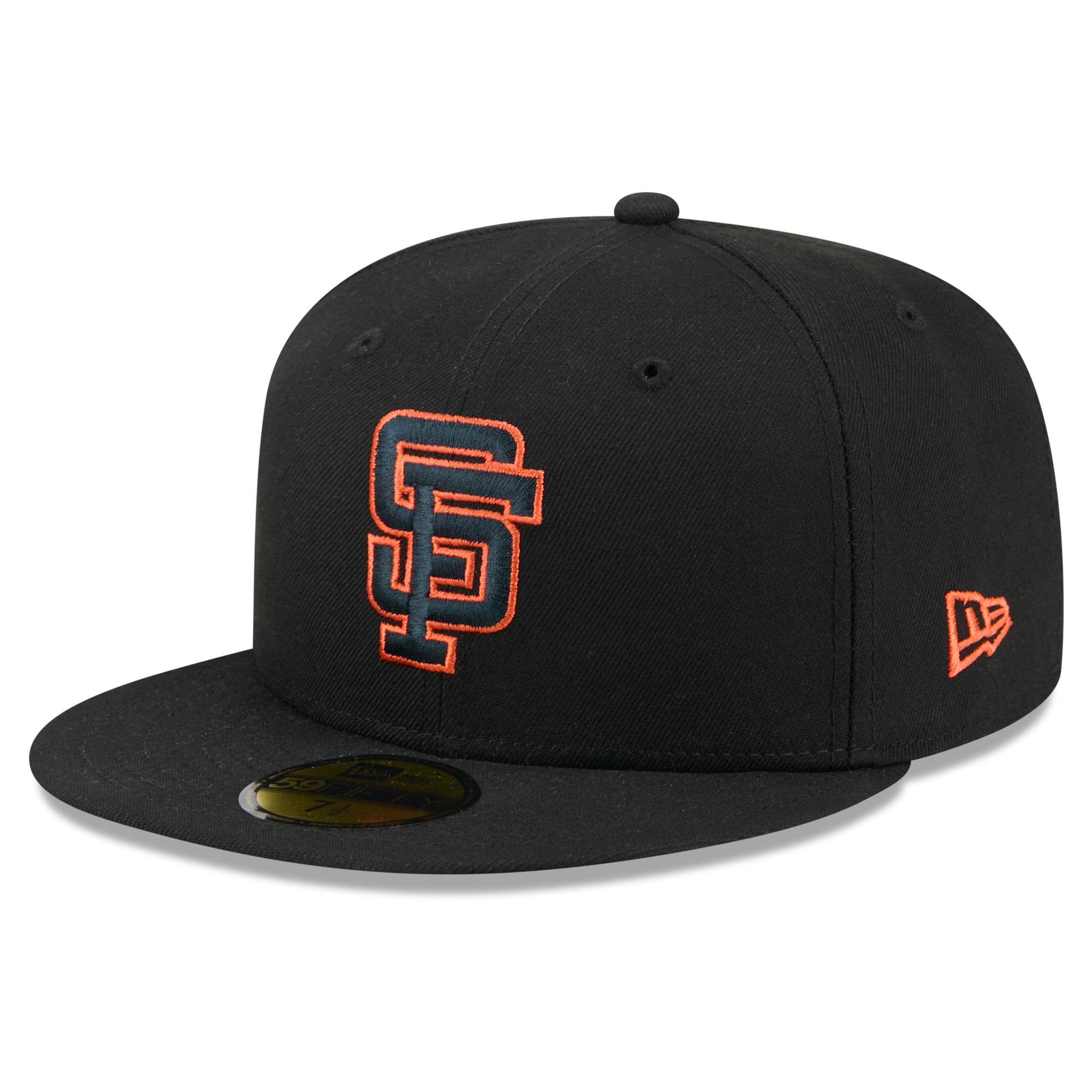 Casquette ajustée New Era 59FIFTY noire pour homme, motif San Francisco Giants.