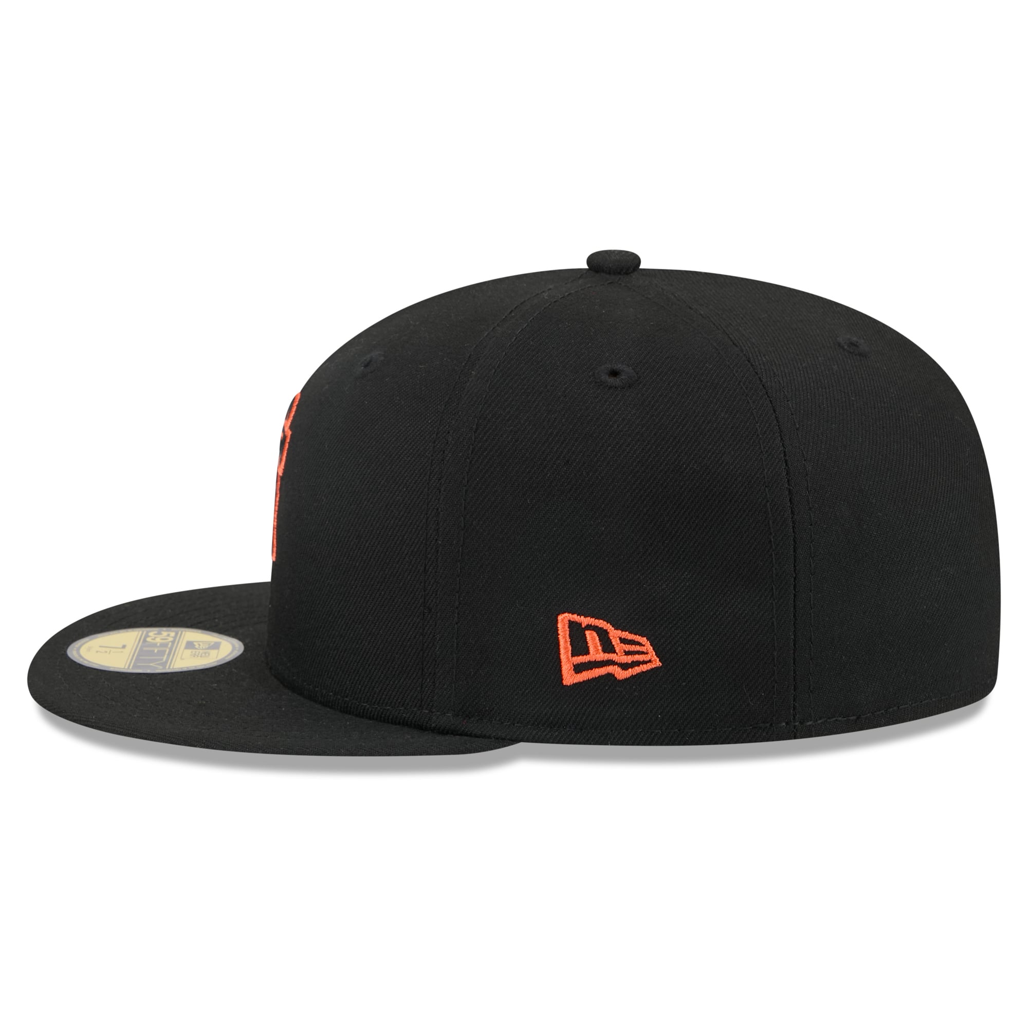 Casquette ajustée New Era 59FIFTY noire pour homme, motif San Francisco Giants.