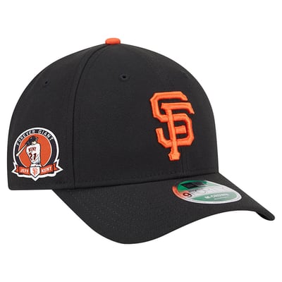 San Francisco Giants New Era Jeff Kent Number Retirement 9FORTY M-Crown Adjustable Hat - Black