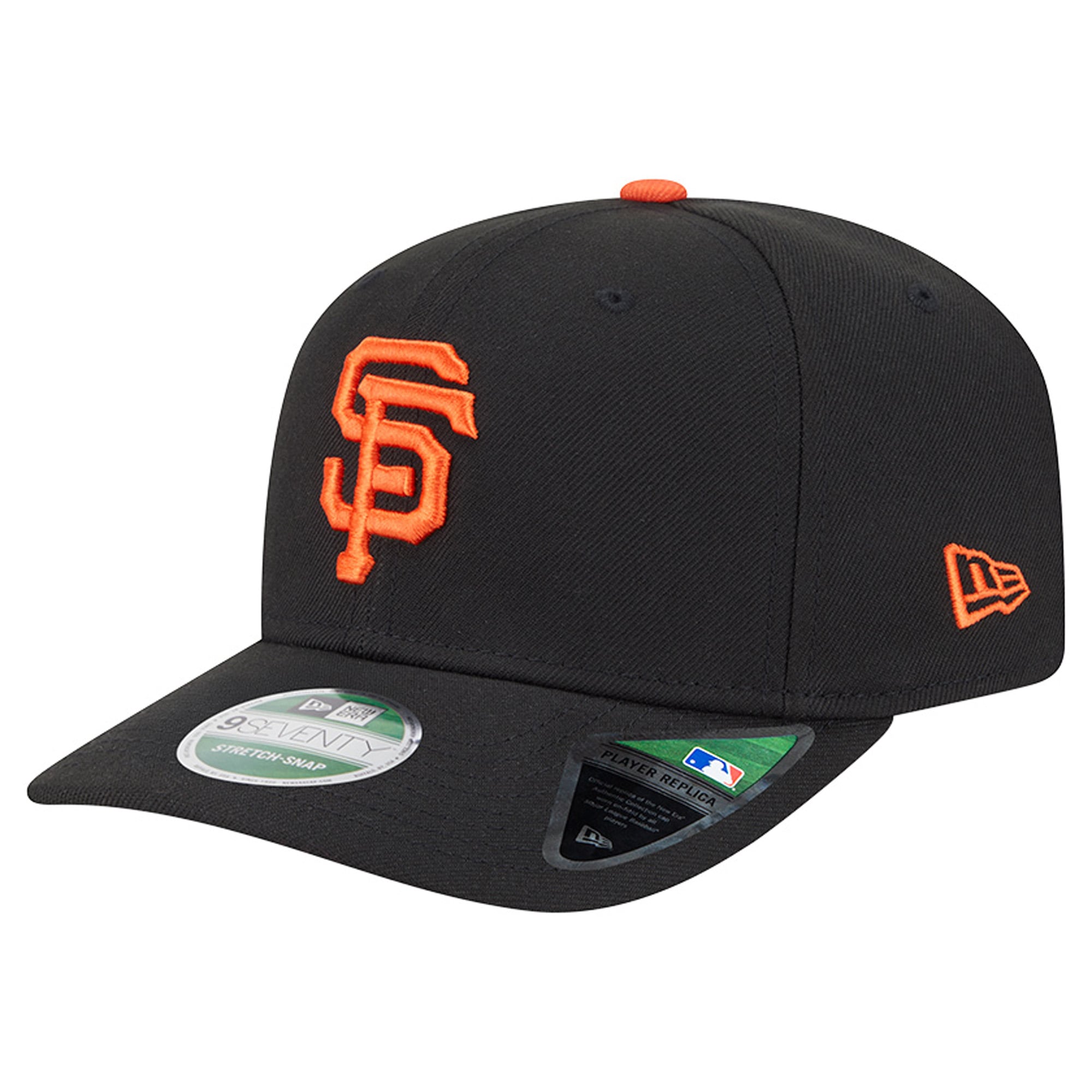 Men's New Era Black San Francisco Giants Jeff Kent Number Retirement 9SEVENTY Adjustable Hat