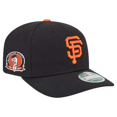 San Francisco Giants New Era Jeff Kent Number Retirement 9SEVENTY Adjustable Hat - Black