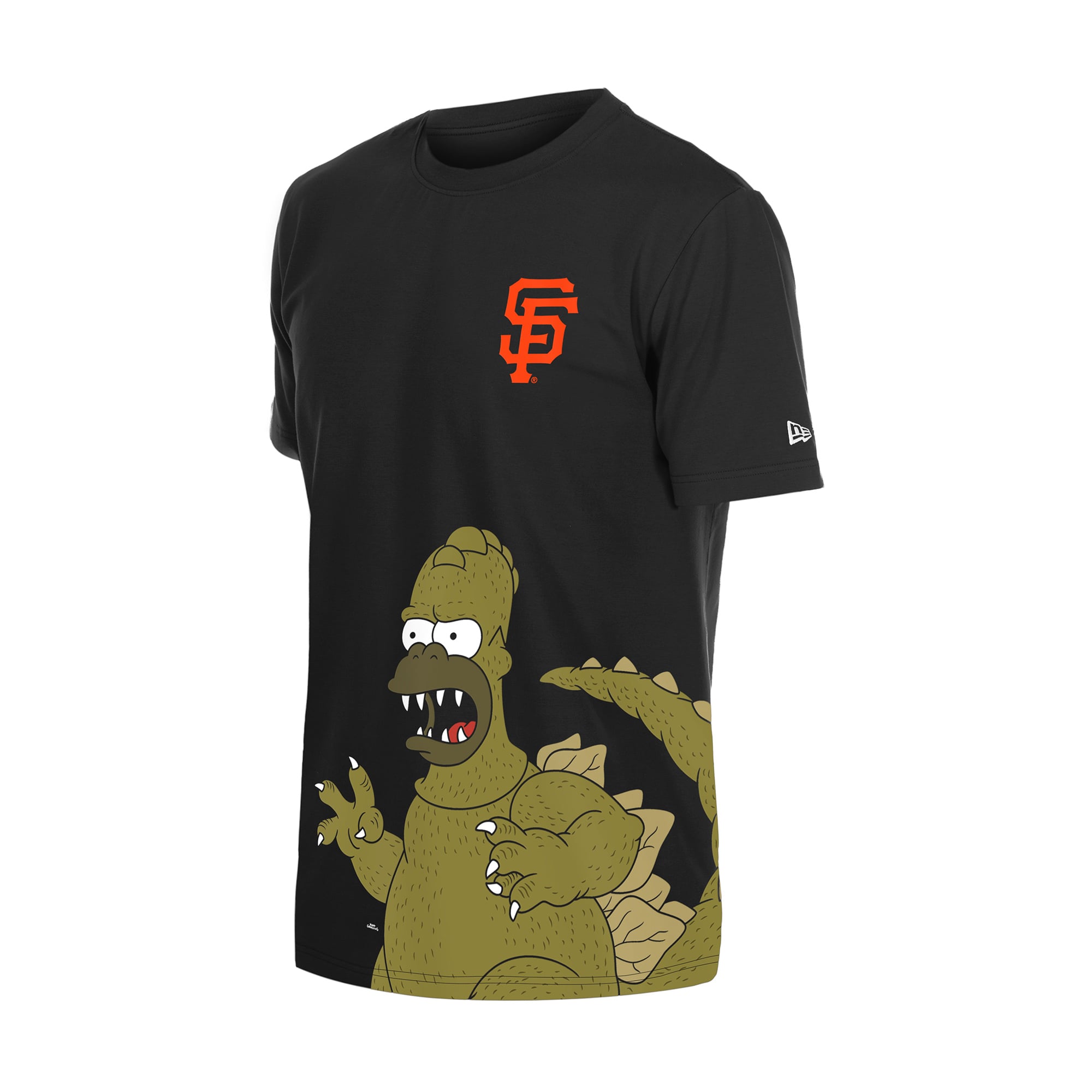 Men's New Era  Black San Francisco Giants MLB x Simpsons Local T-Shirt