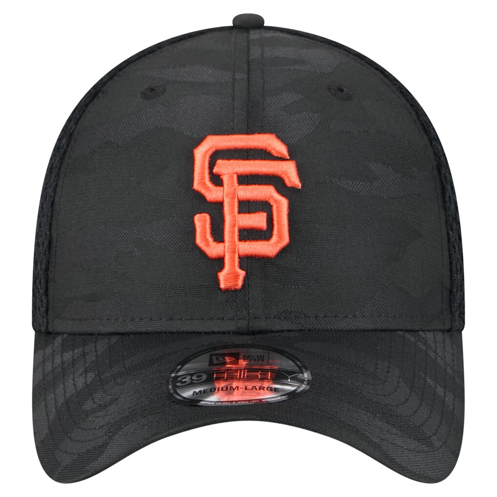 San Francisco Giants New Era Subtle Camo 39THIRTY Flex Hat - Black