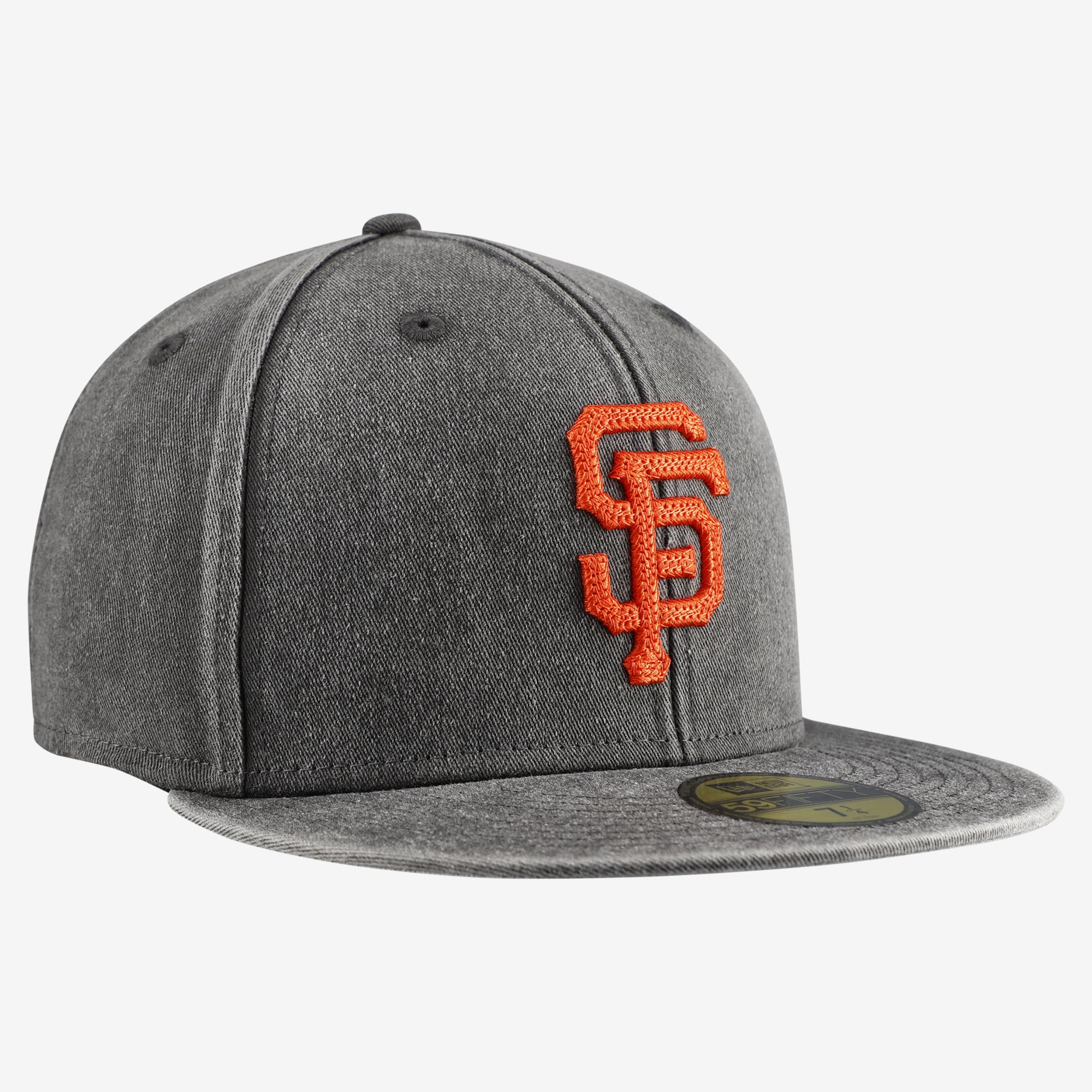 Casquette ajustée New Era 59FIFTY noire pour homme, modèle San Francisco Giants.