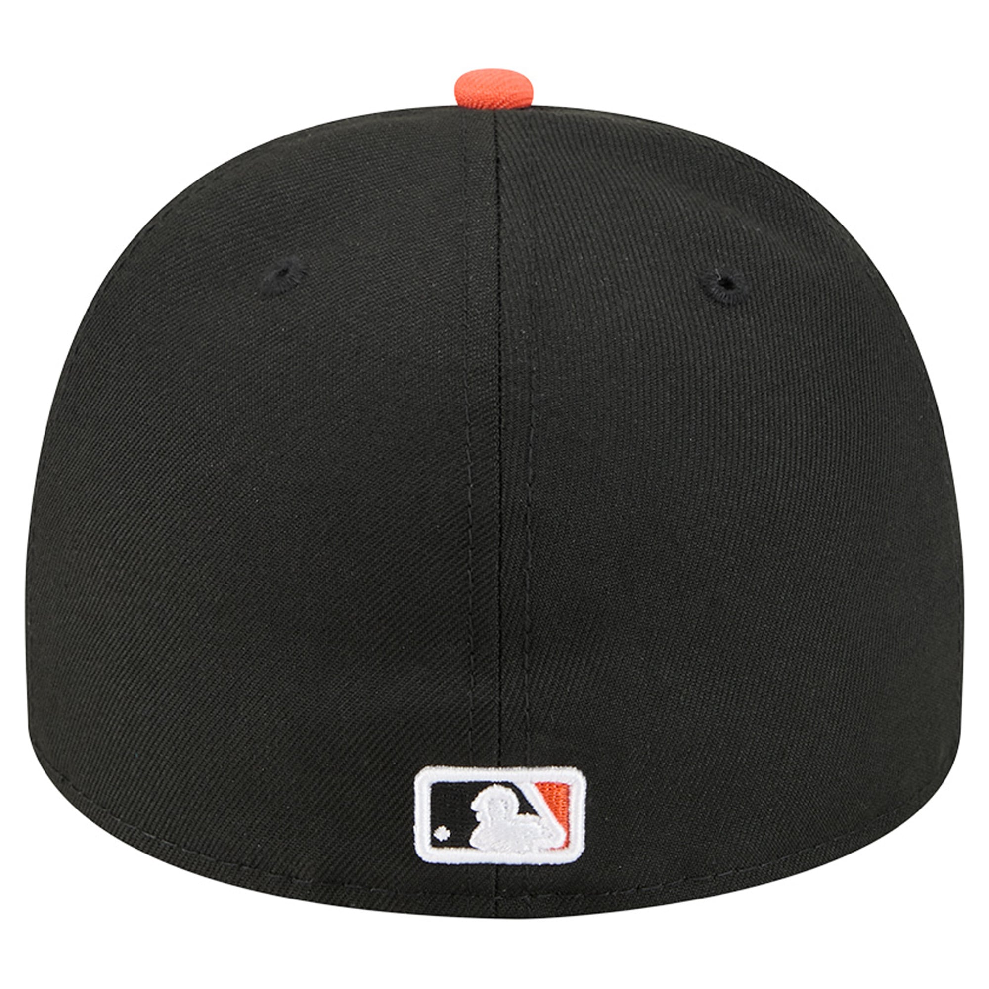 Men's New Era Black/Orange San Francisco Giants Cartoon A-Frame 59FIFTY Fitted Hat