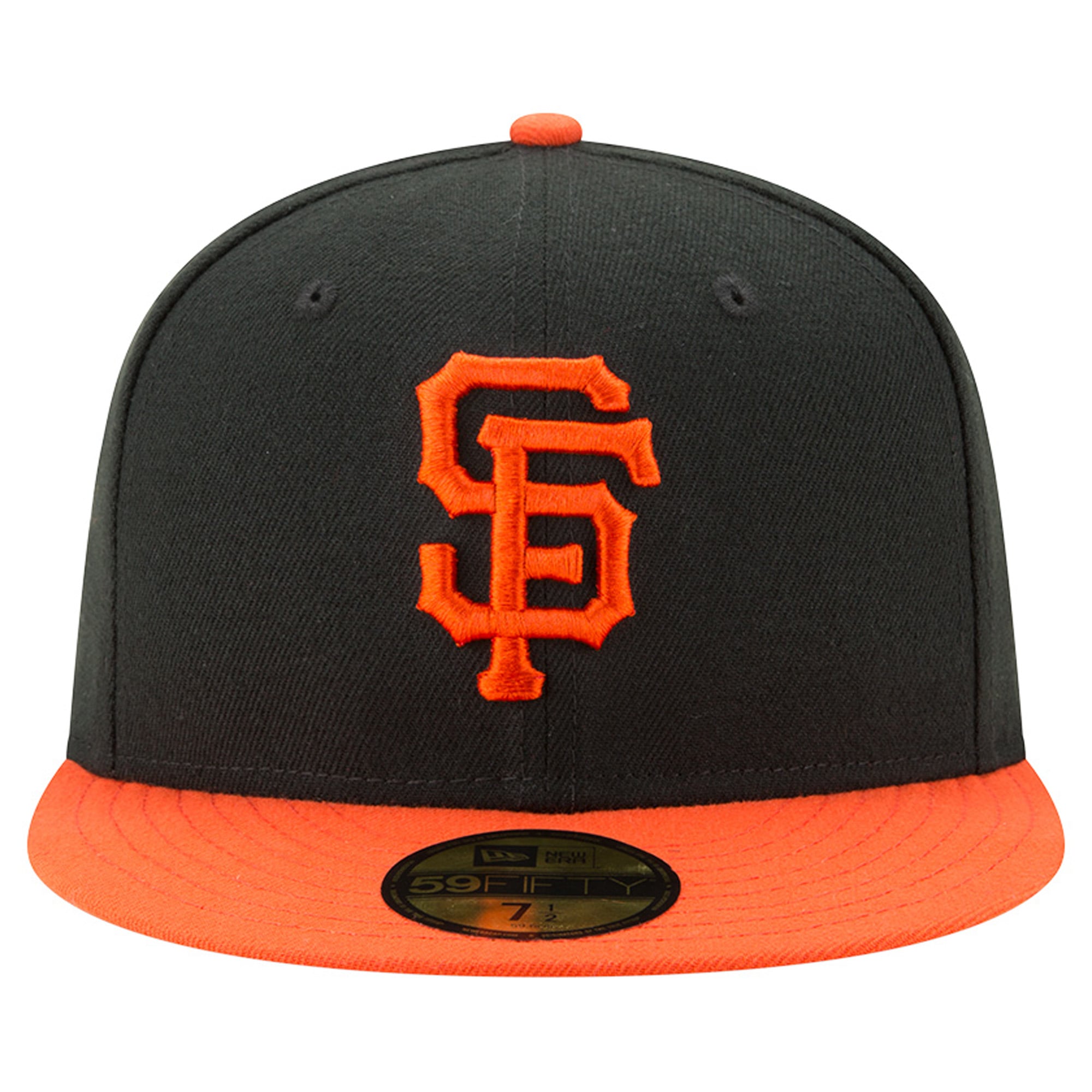 Men's New Era Black/ San Francisco Giants Jeff Kent Number Retirement Authentic Collection 59FIFTY Fitted Hat
