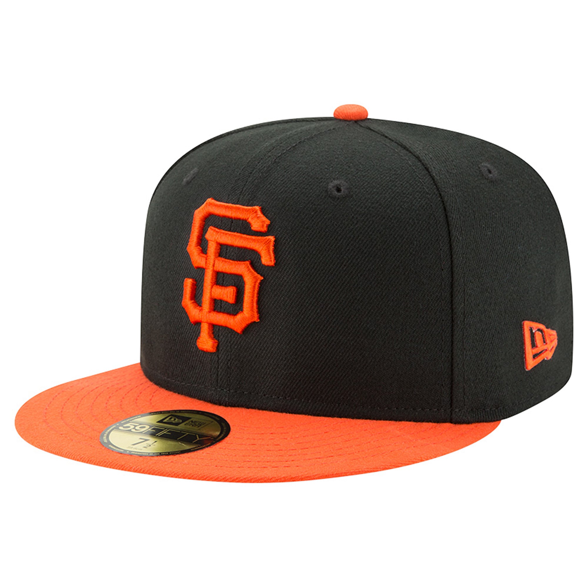 Men's New Era Black/ San Francisco Giants Jeff Kent Number Retirement Authentic Collection 59FIFTY Fitted Hat