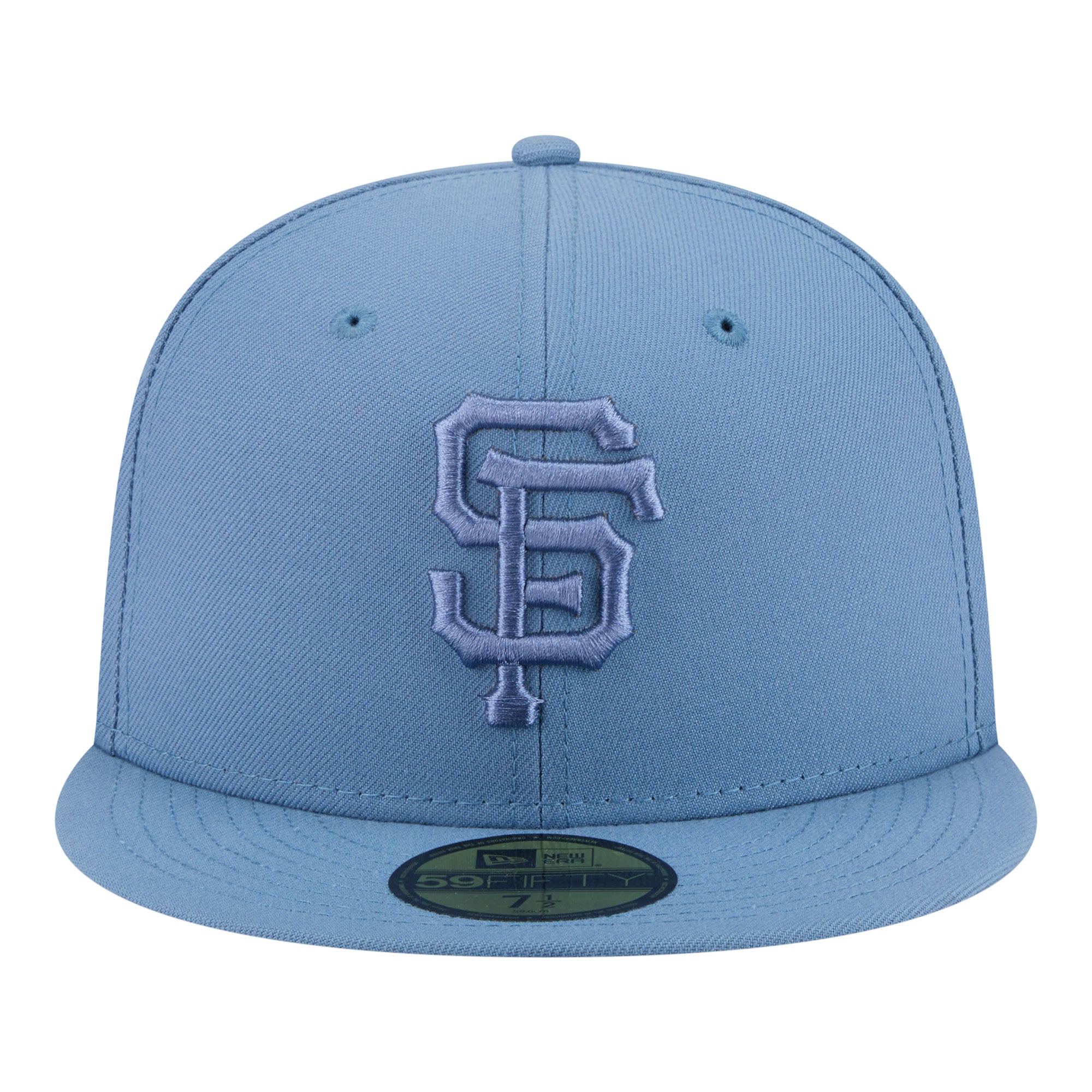 Casquette ajustée New Era 59FIFTY bleue pour homme, collection San Francisco Giants.
