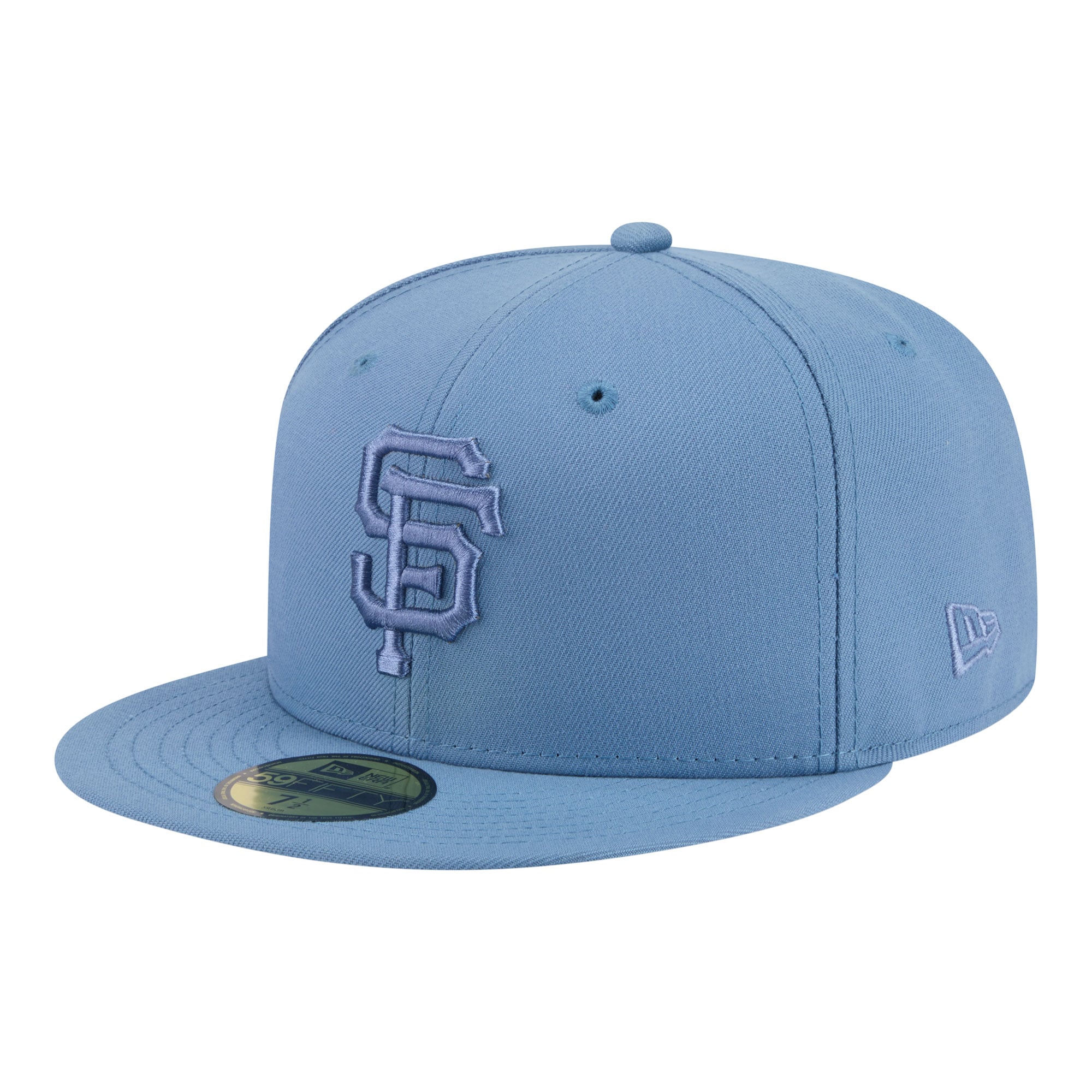 Casquette ajustée New Era 59FIFTY bleue pour homme, collection San Francisco Giants.